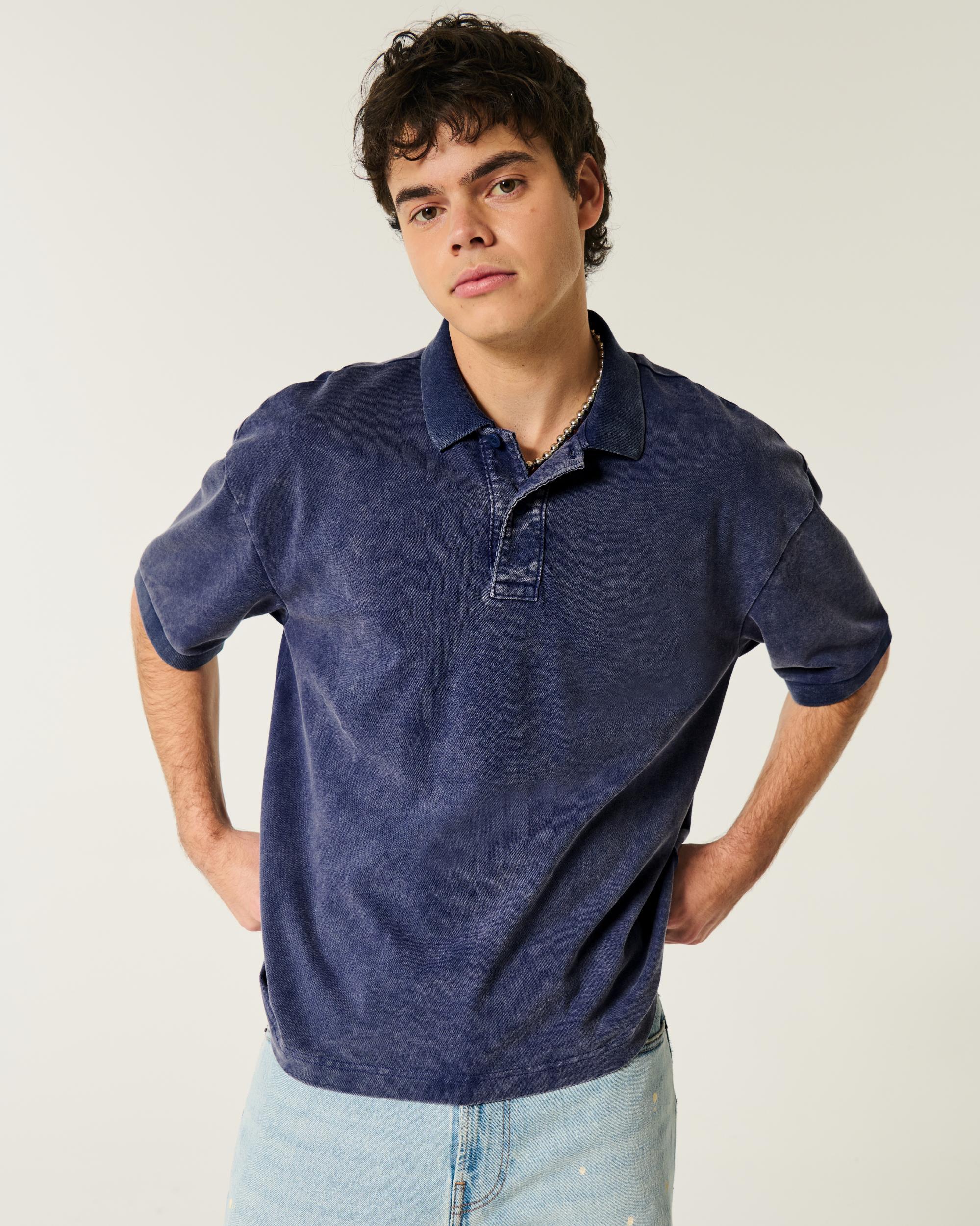 Boxy Crop Polo Product Image