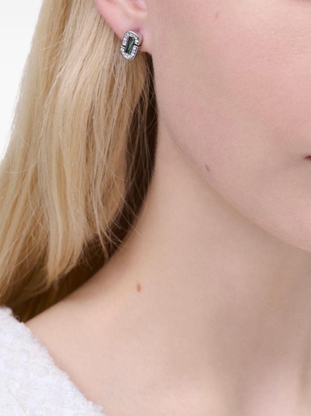 The Pavé Balloon Heart earrings Product Image