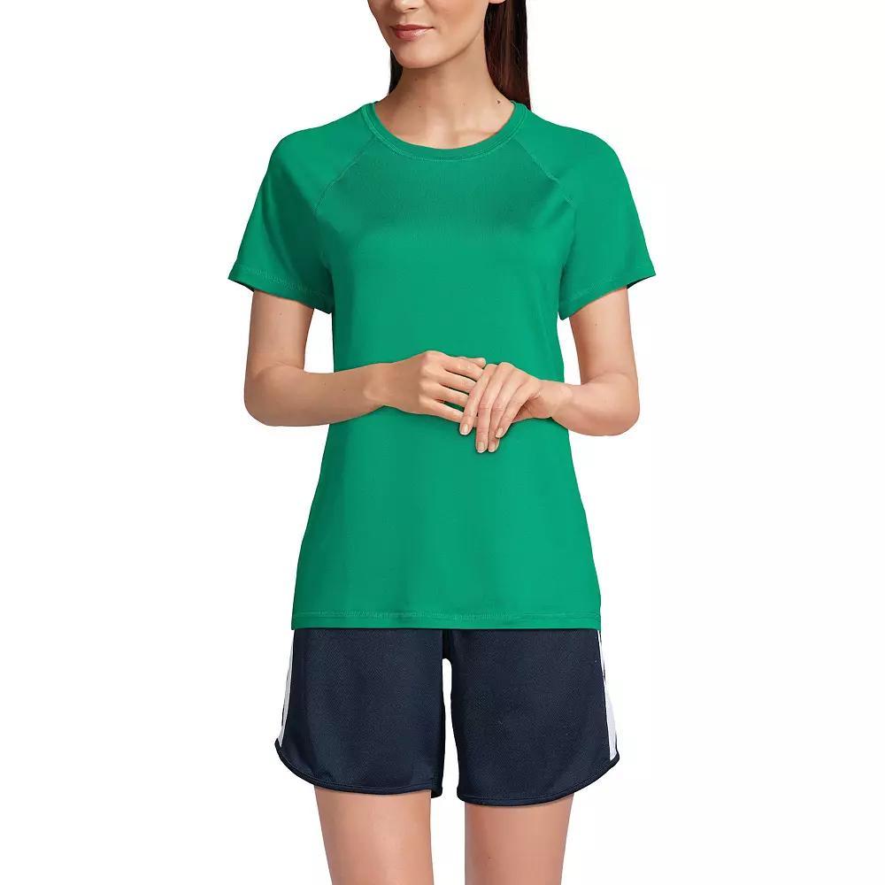 Womens Lands End School Uniform Short Sleeve Active Tee Product Image