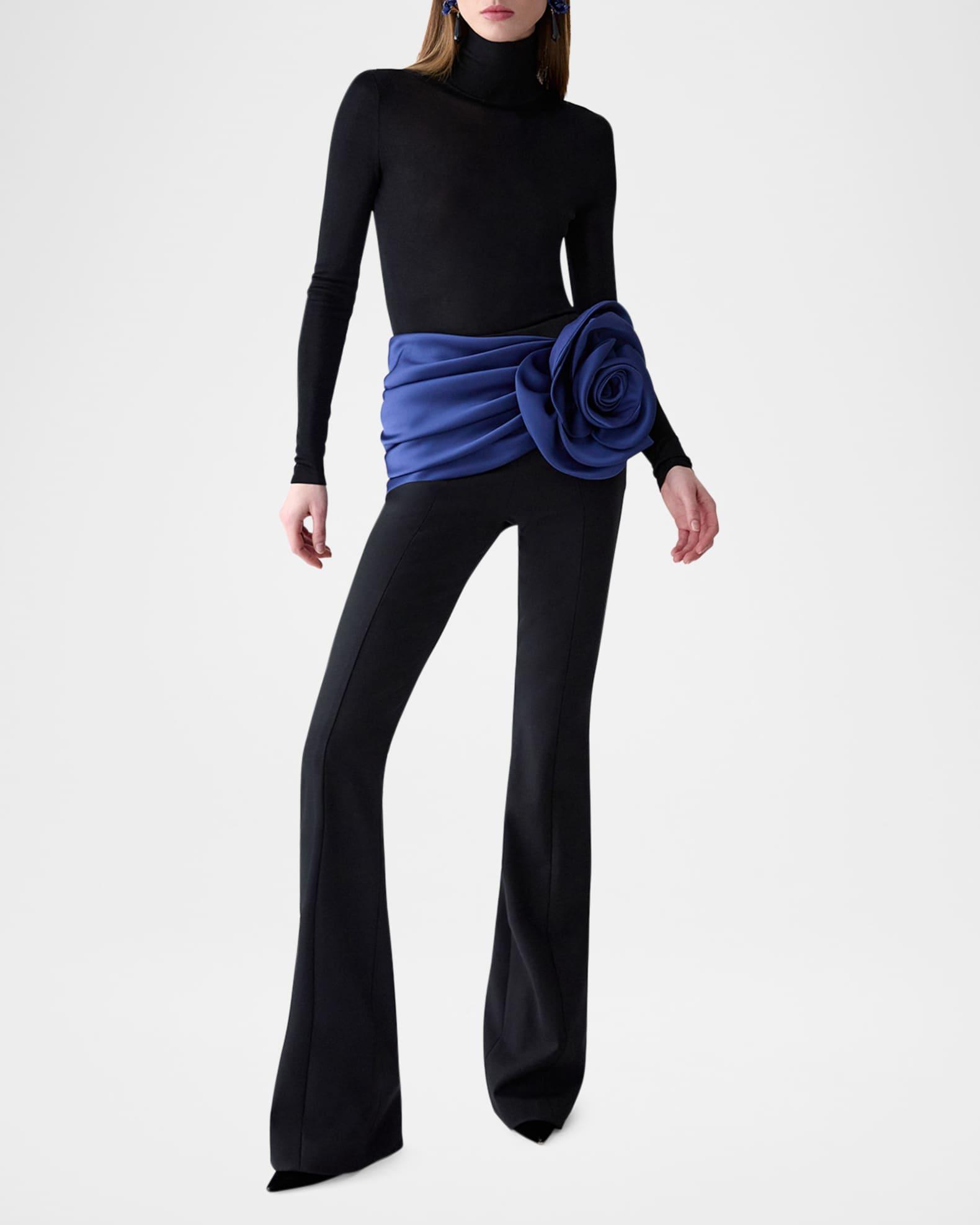 Sheer Turtleneck Sweater Product Image