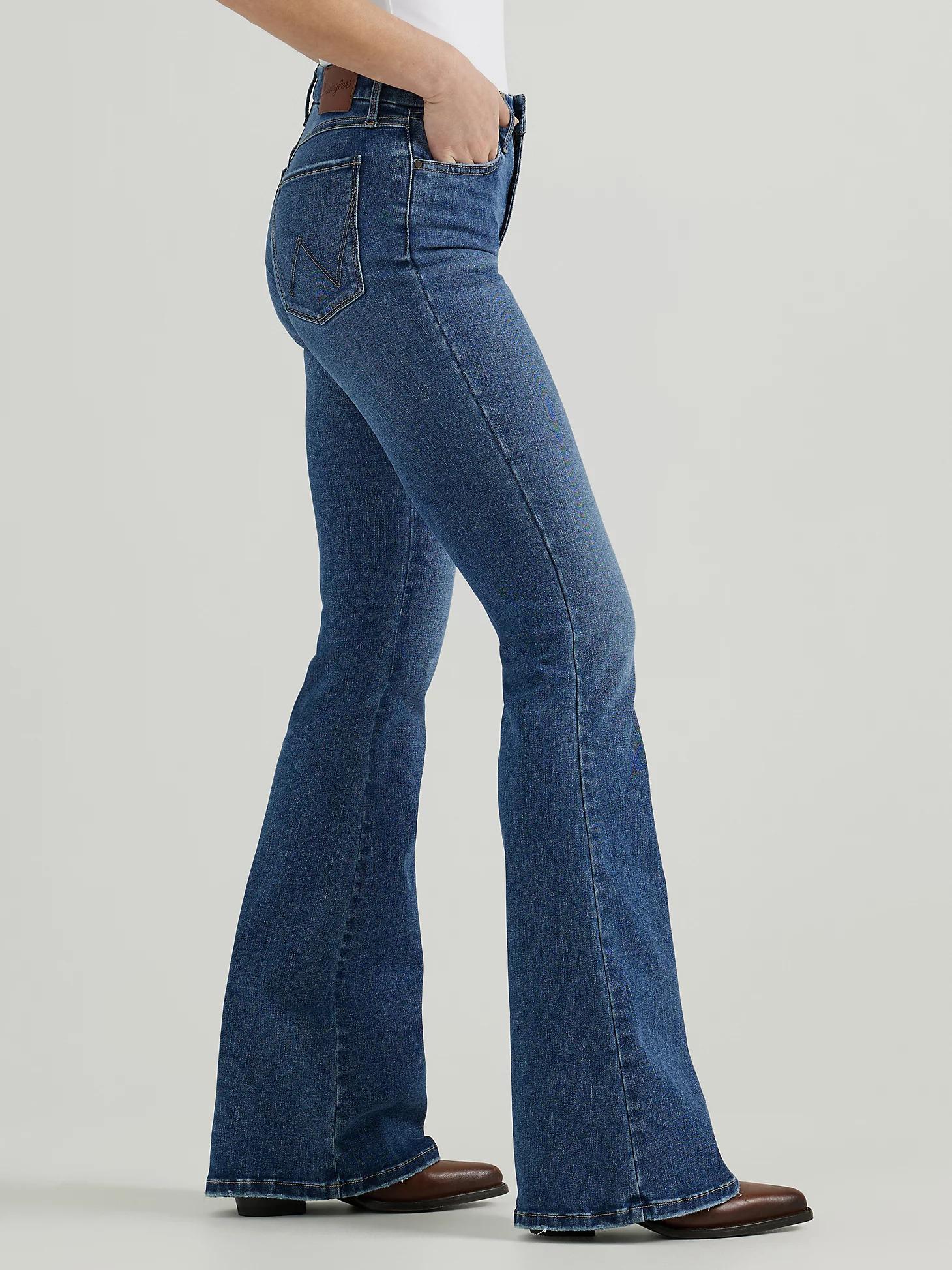 Women's Wrangler Bespoke High Rise Flare Jean | Women's JEANS | Wrangler® Product Image