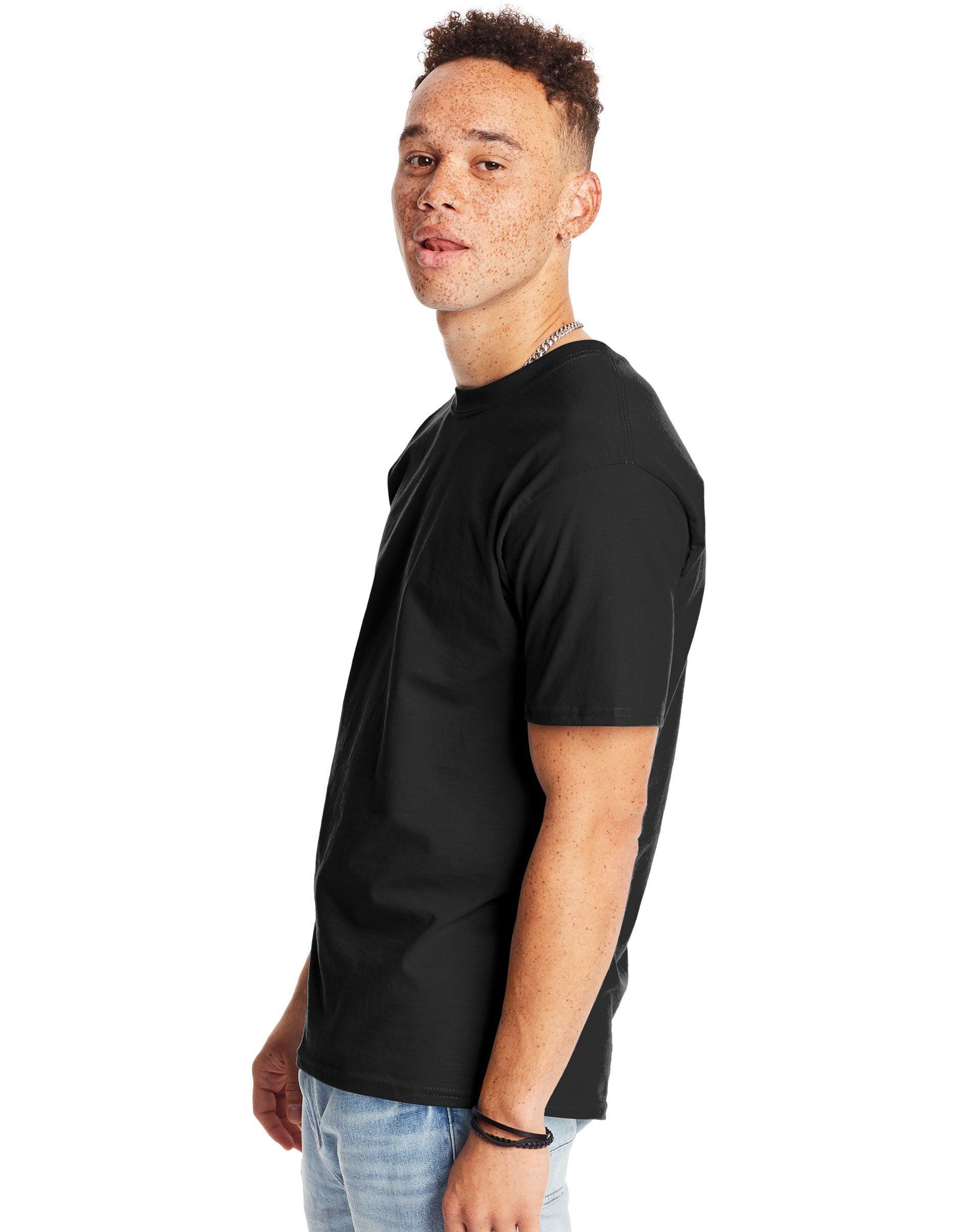Big & Tall Hanes® Beefy-T Heavyweight Cotton Tee, Men's, Size: 3XL, Deep Red Product Image
