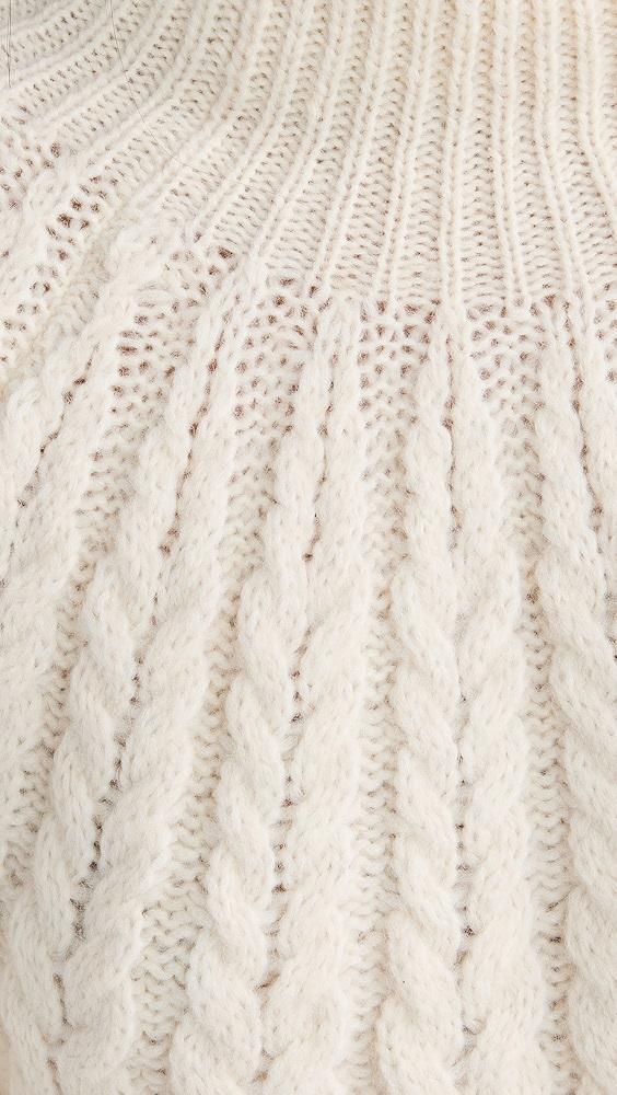 Faherty Frost Cable Knit Alpaca Sweater | Shopbop Product Image