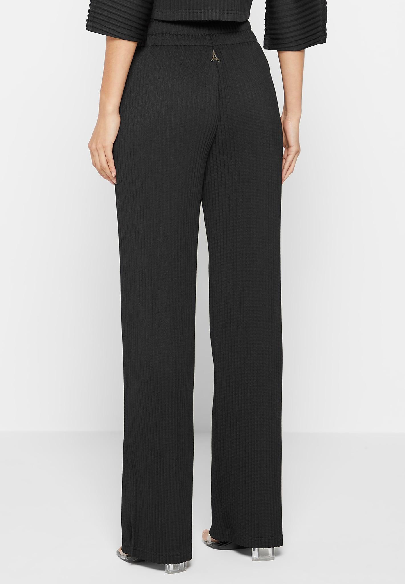 Pleated Trousers - Black Female Product Image
