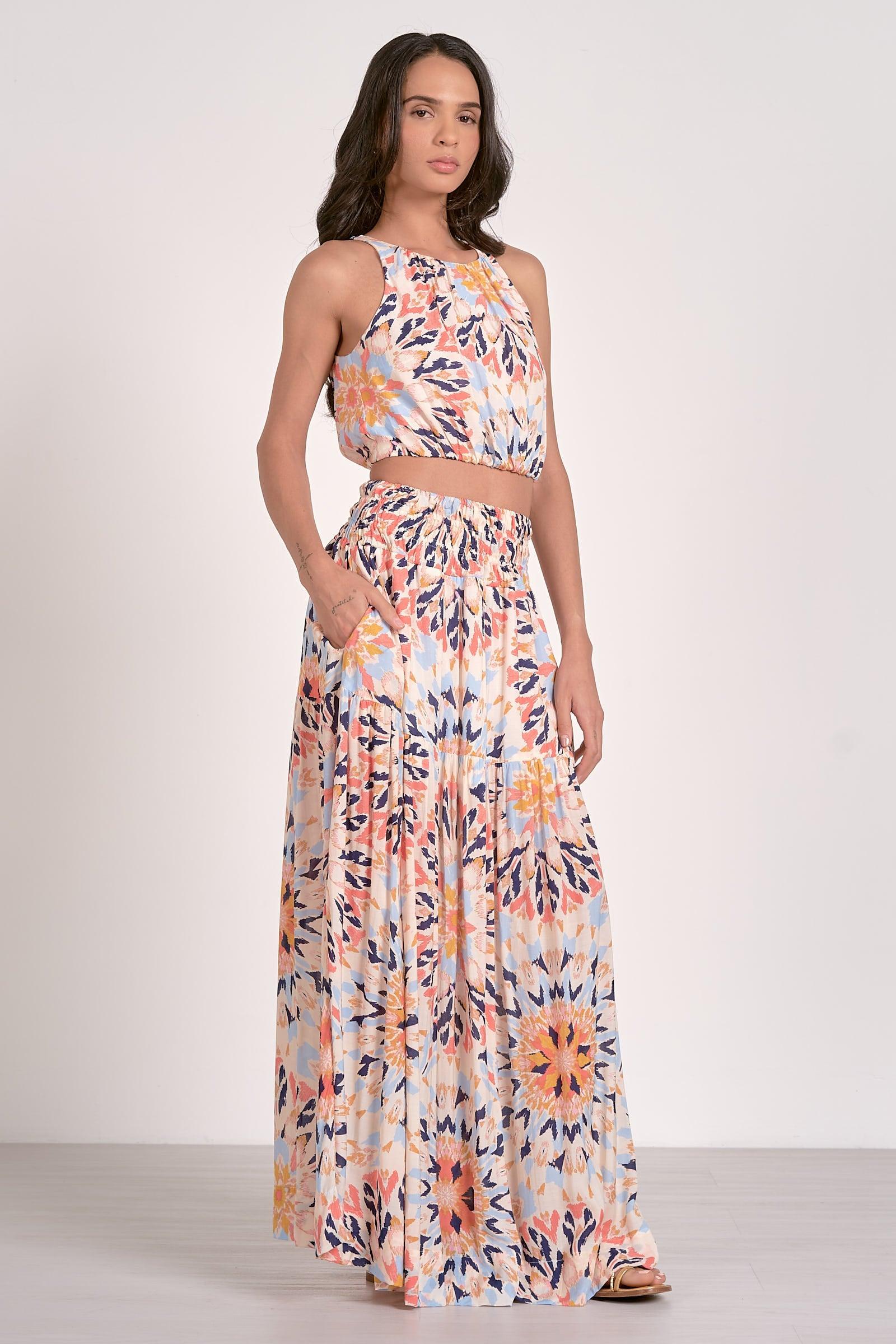 SKIRT SMOCK MIDI Product Image
