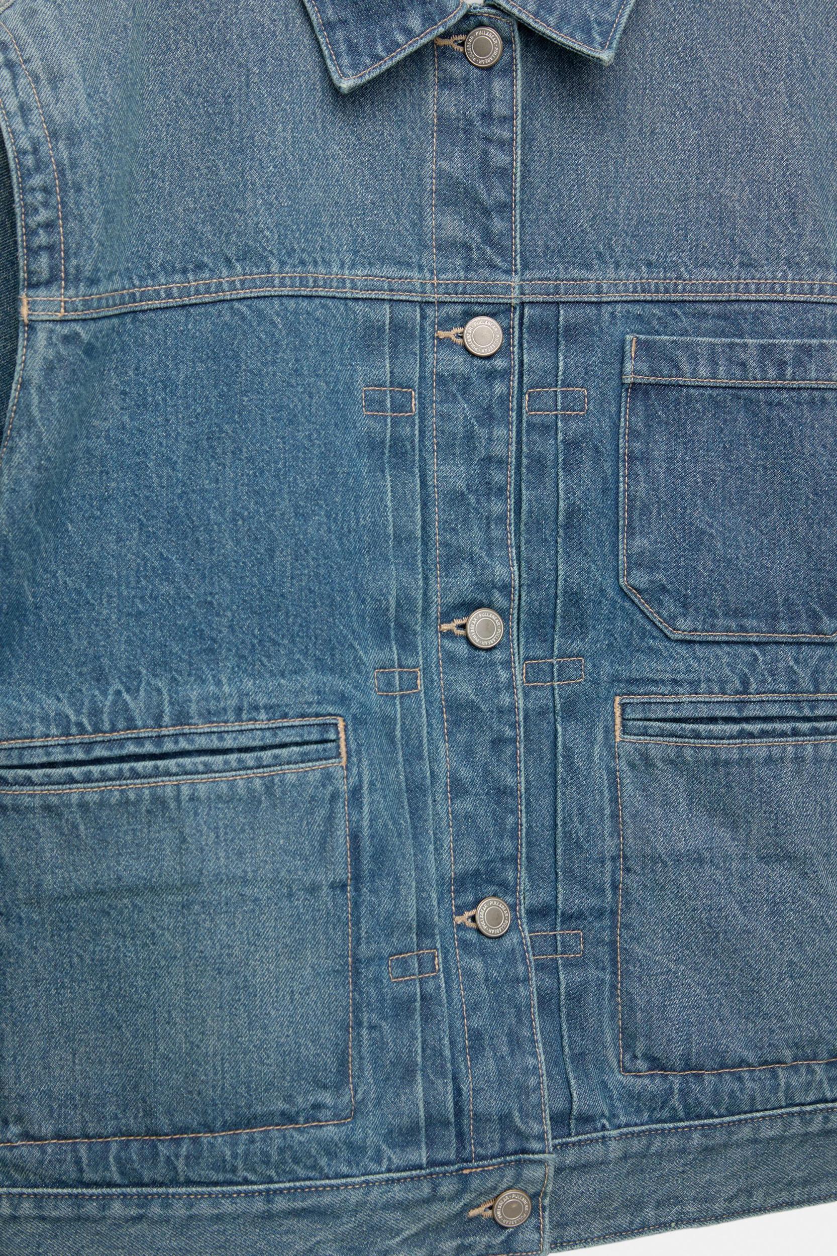 Denim trucker jacket Product Image