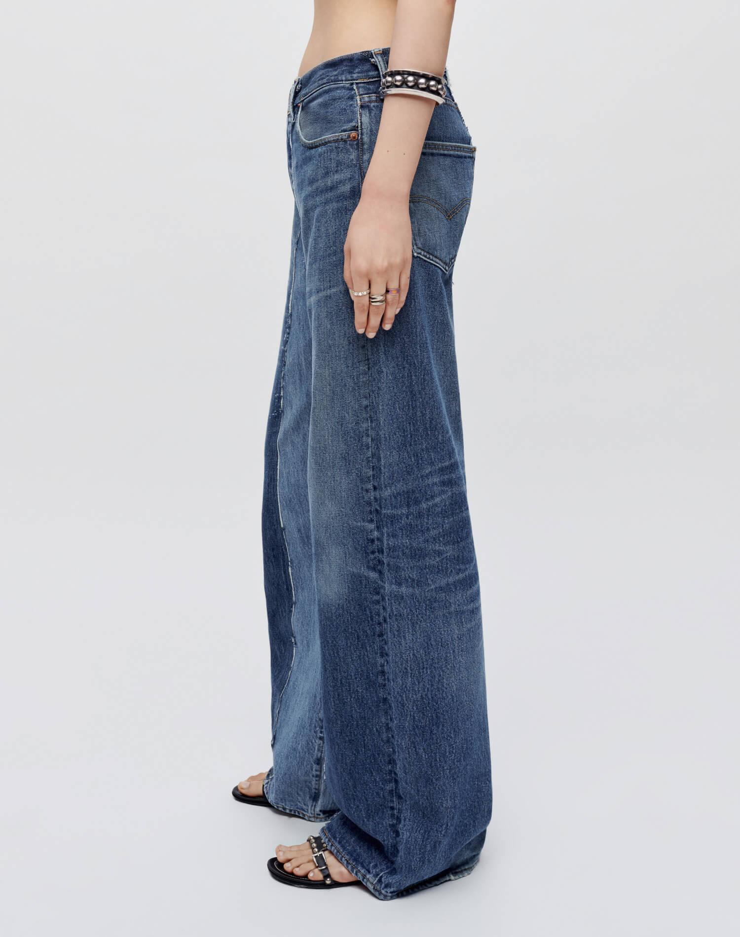Levi's Fray Palazzo - Indigo Product Image