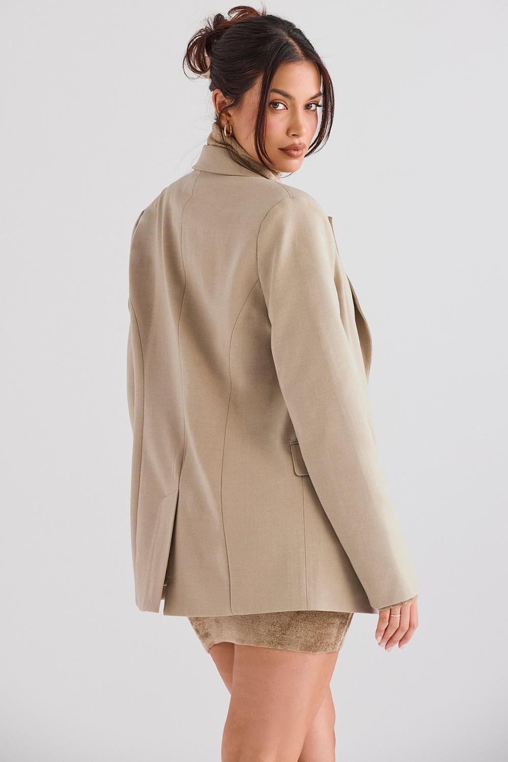Aline Mink Oversized Blazer Product Image