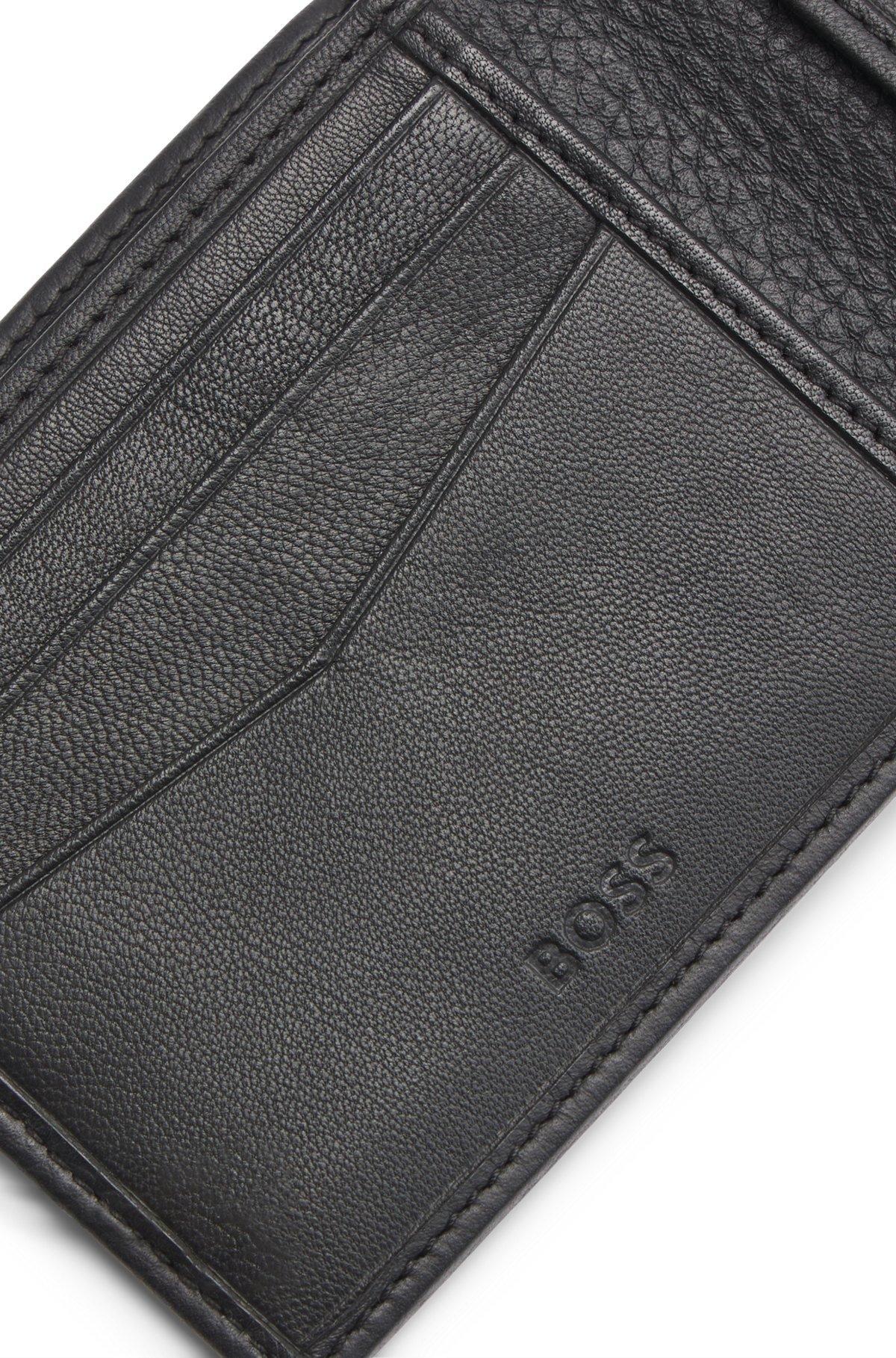 Italian-leather card holder with logo lettering Product Image