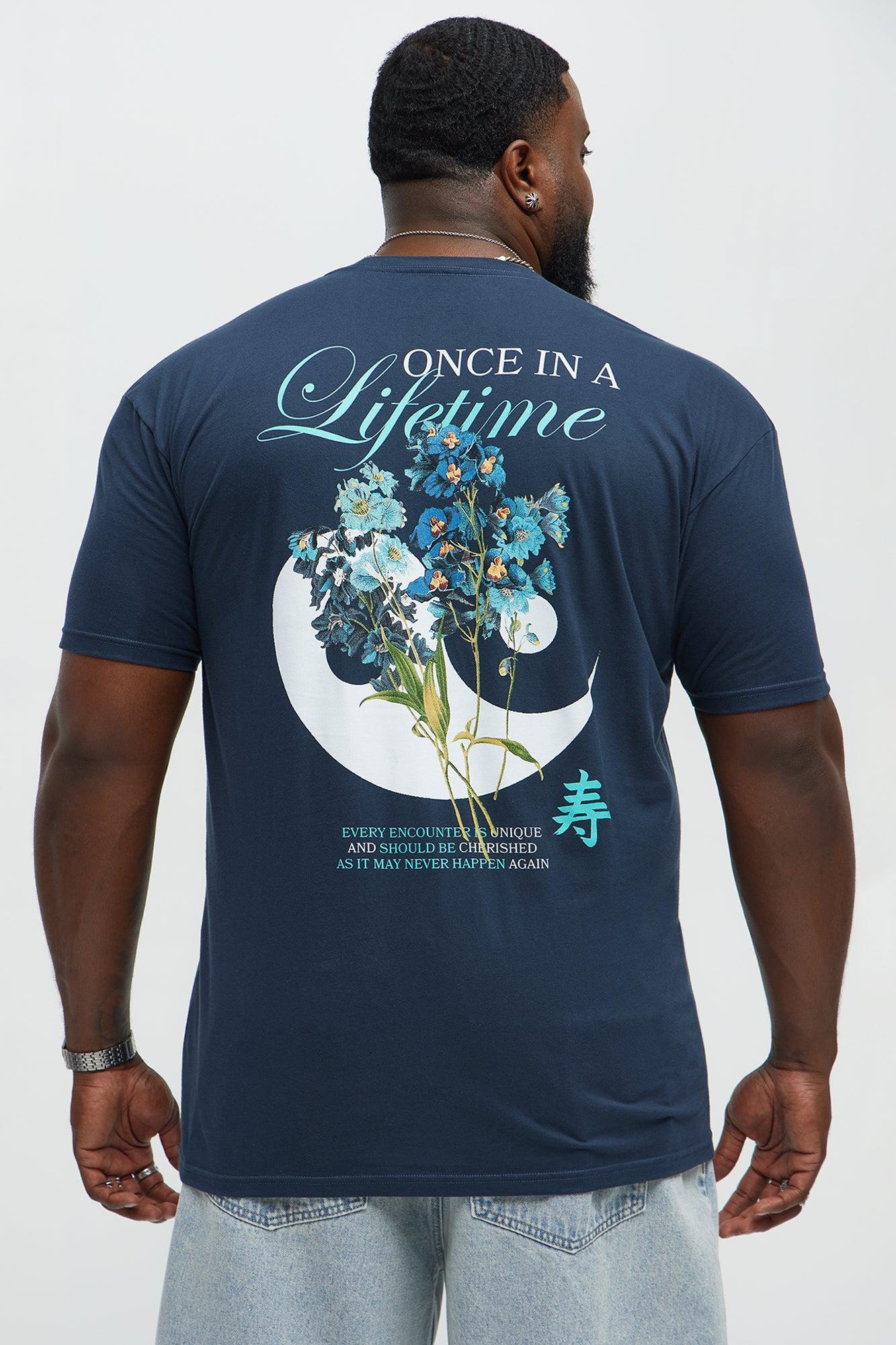 Once In A Lifetime Short Sleeve Tee - Navy Male Product Image