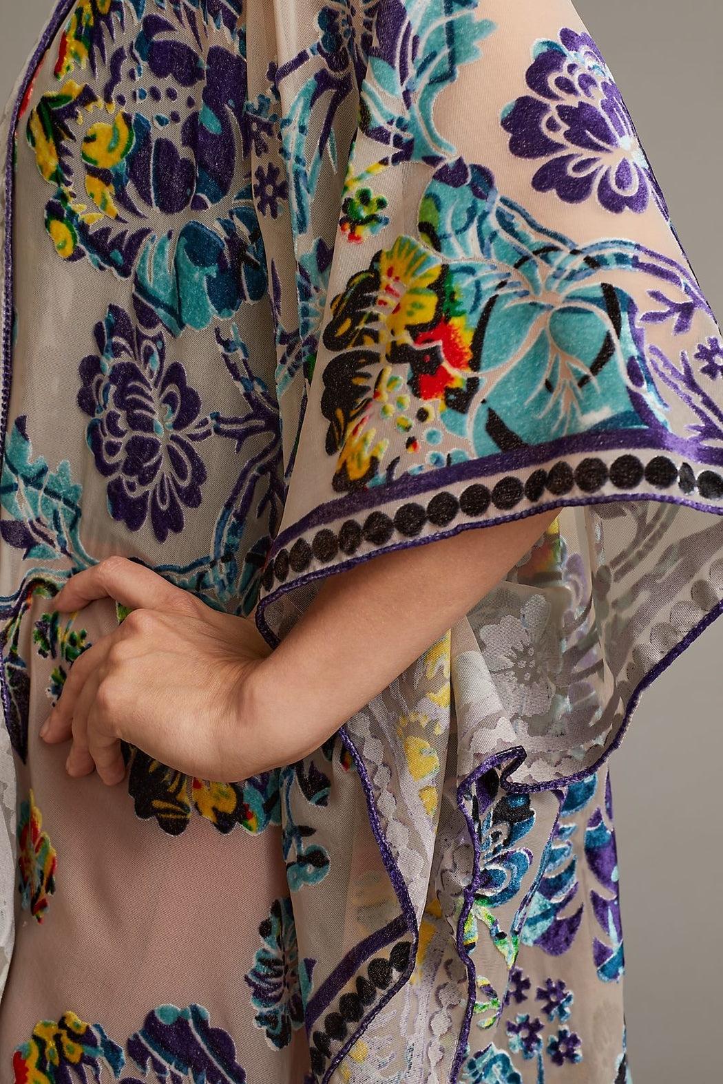 Muse Burn Out Velvet Kimono Product Image