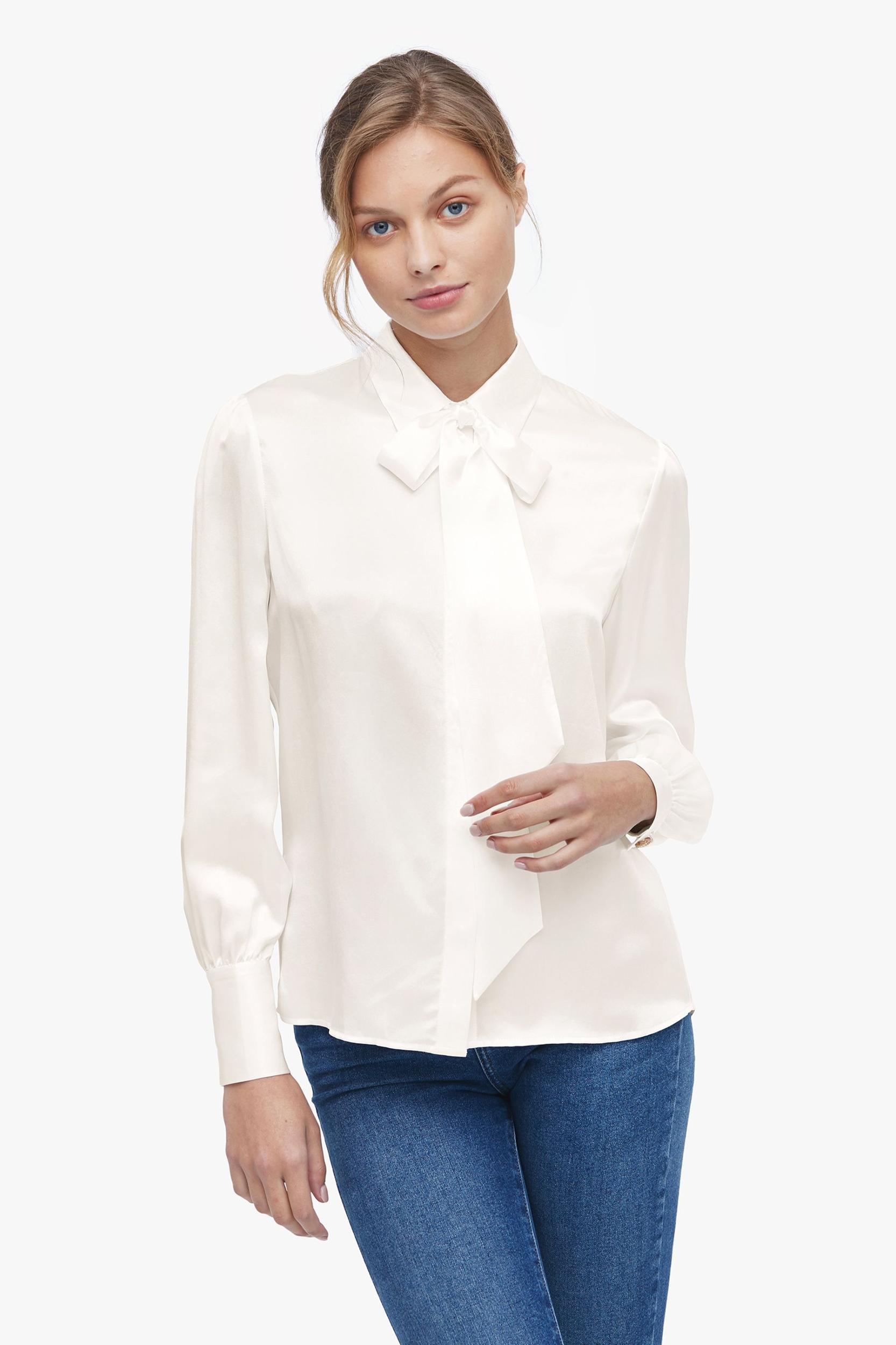 2 in 1 Women Silk Shirt Product Image