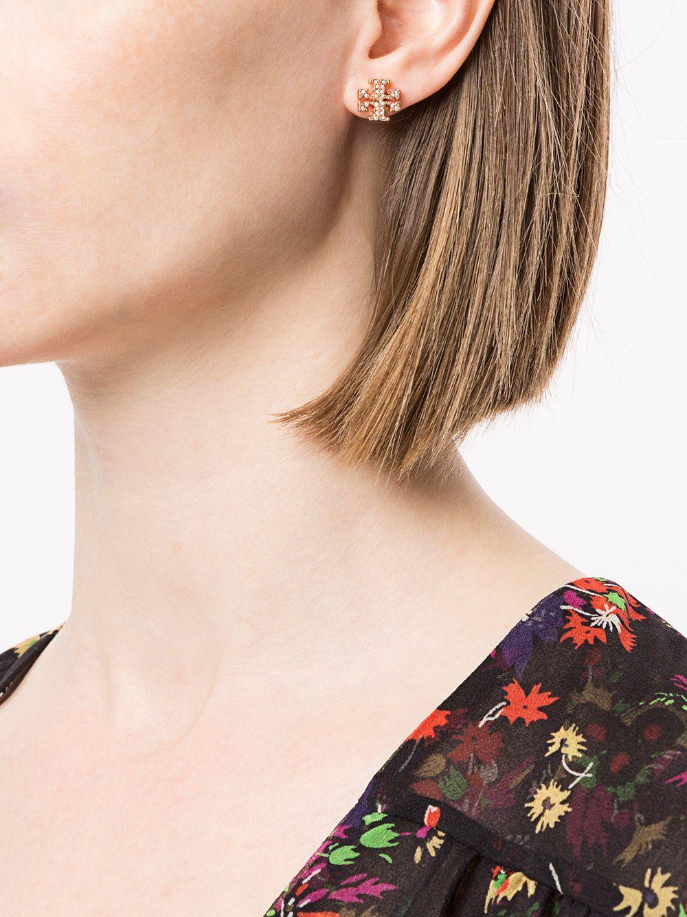 Kira pavé stud earrings Product Image