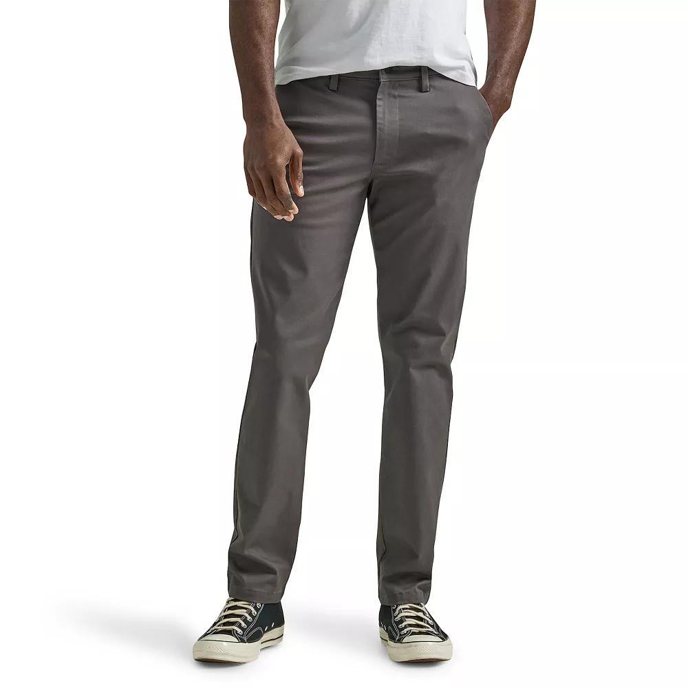 Men's Lee® Legendary Slim-Fit Straight Pants, Size: 36X34, Grey Product Image