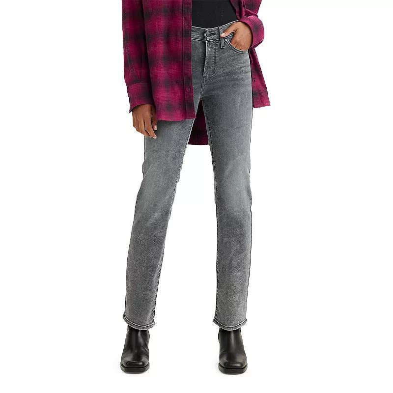Levis 314 Shaping Straight Leg Mid Rise Jeans Product Image