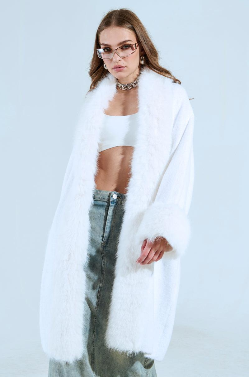 SNOW BUNNY LONG CARDIGAN Product Image