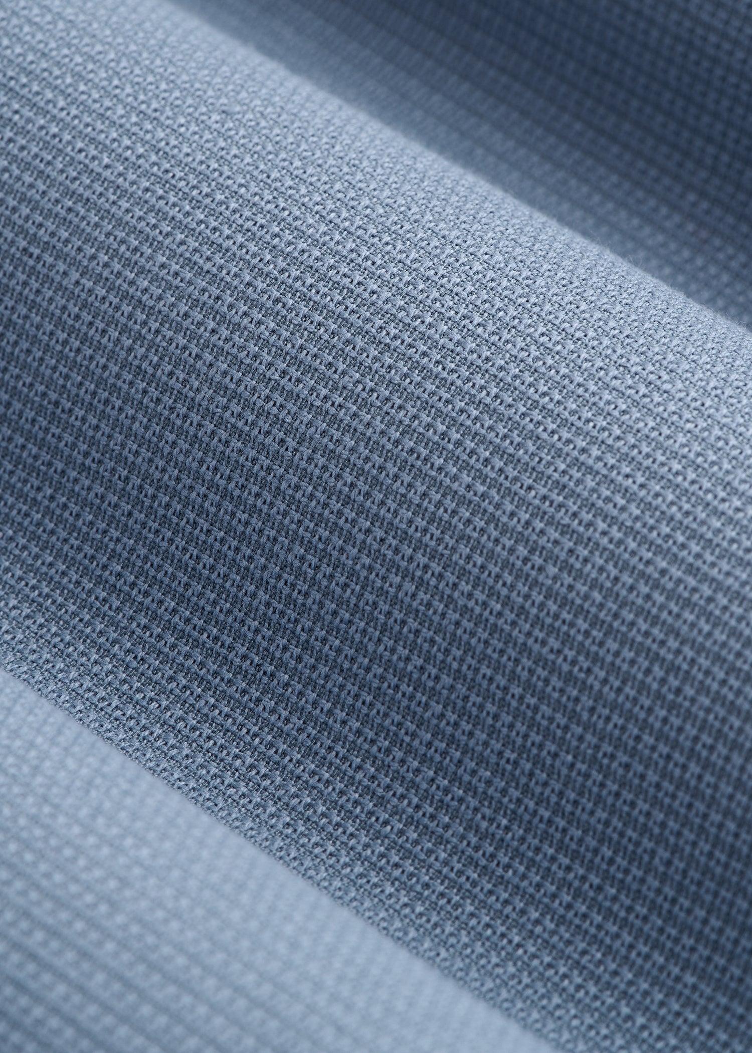 Textured Garment Washed Stretch Cotton Tall Blazer in Chambray Product Image