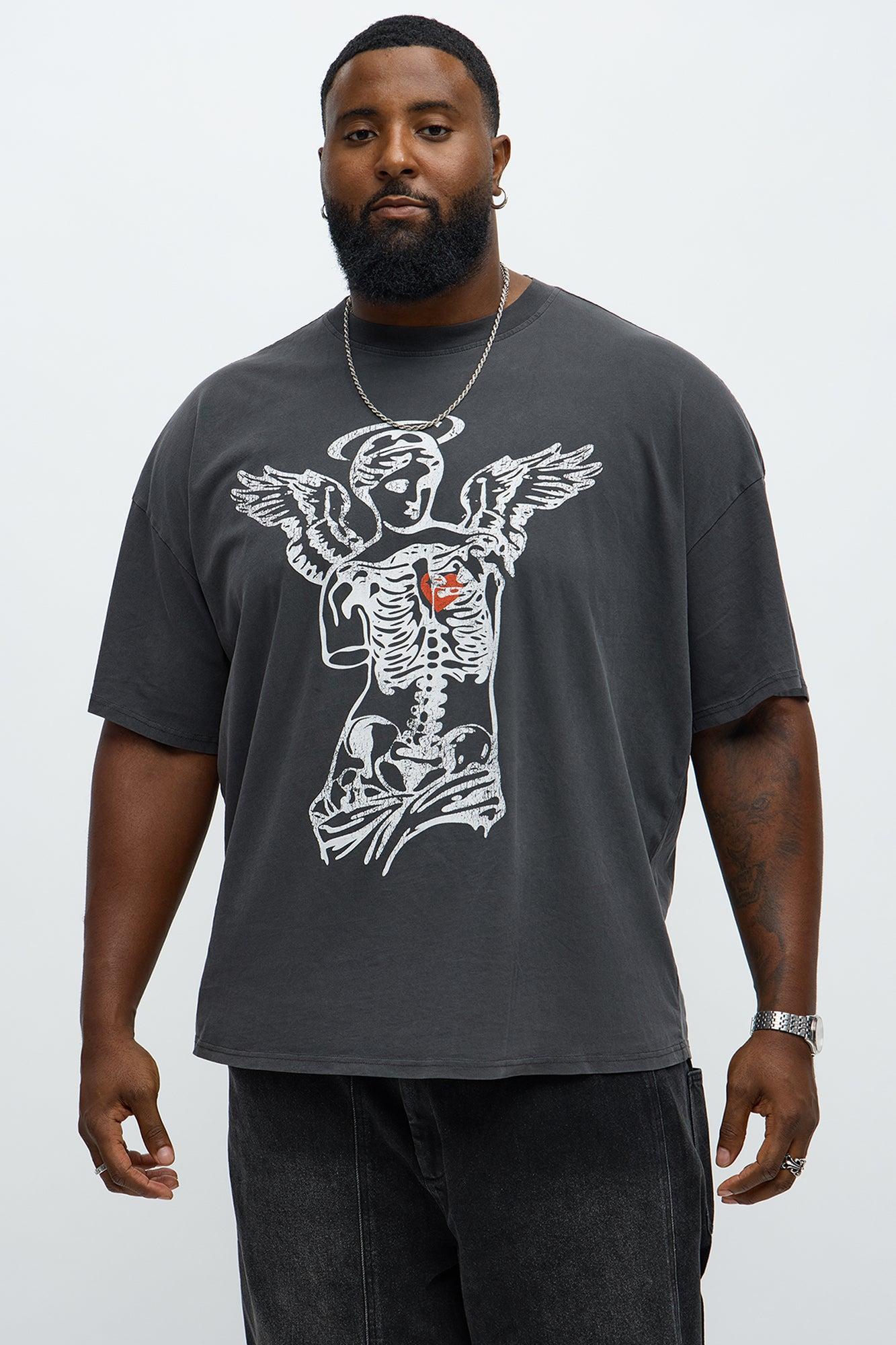 Halos & Heartbreakers Club Short Sleeve Tee - Black Wash Product Image