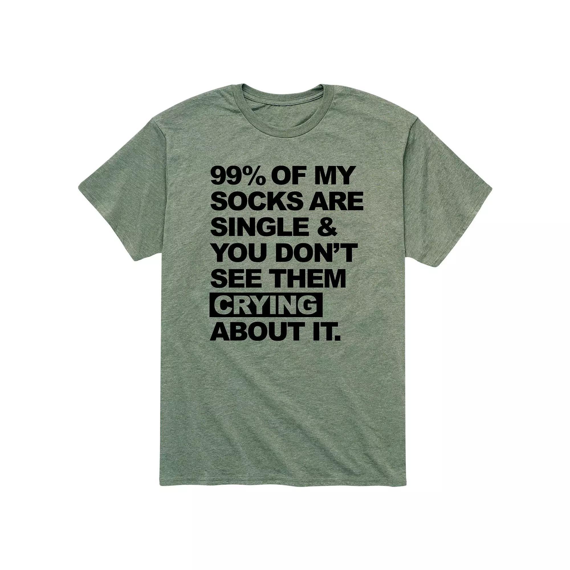 Mens Socks Are Single Tee Product Image