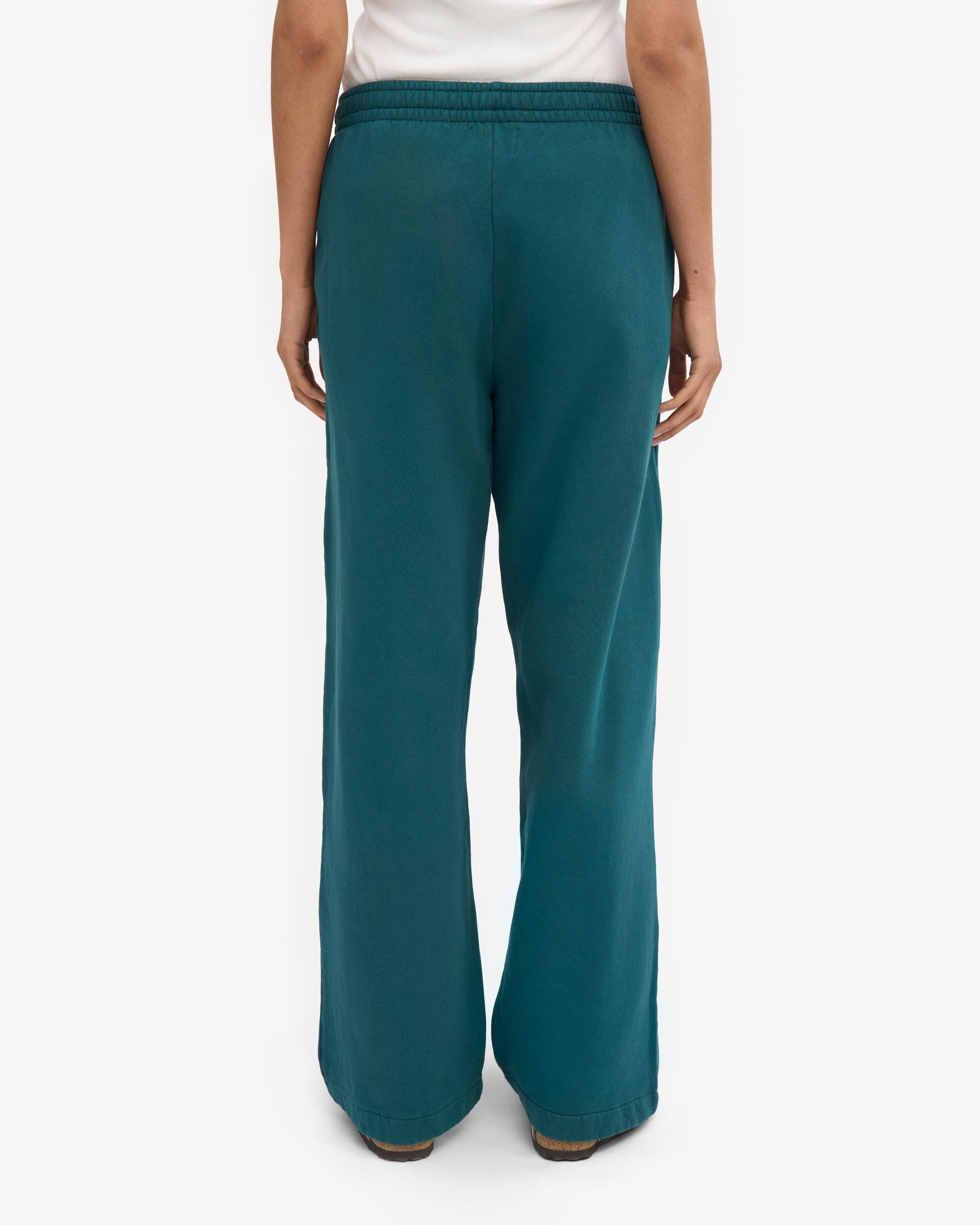 Organic Straight Leg Sweatpants - Ocean Green Product Image