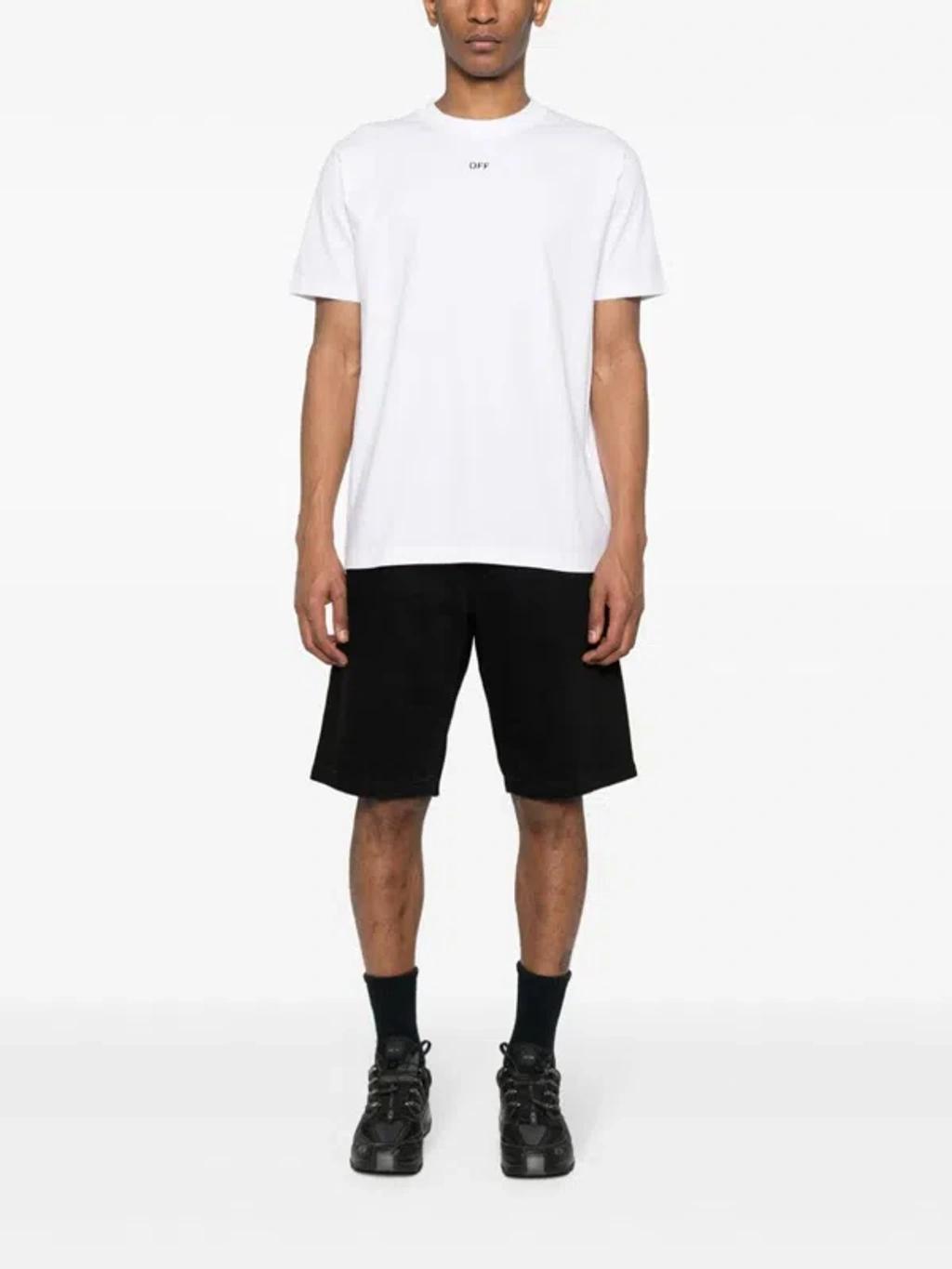 OFF-WHITE White Cotton T-shirt Product Image