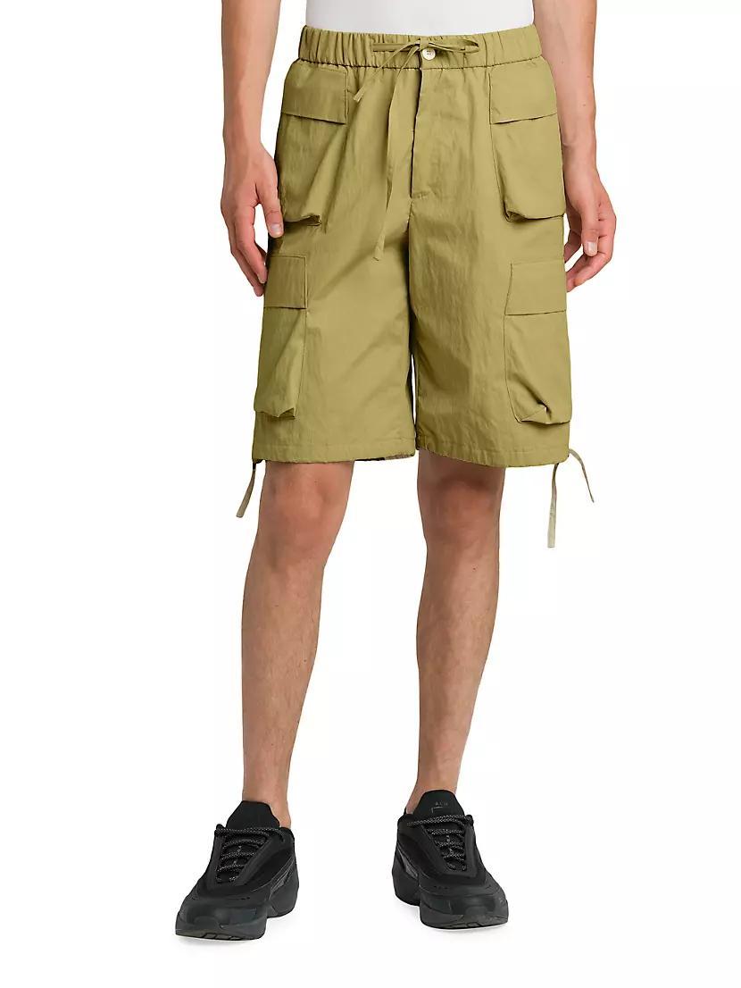 Cotton-Blend Cargo Shorts Product Image