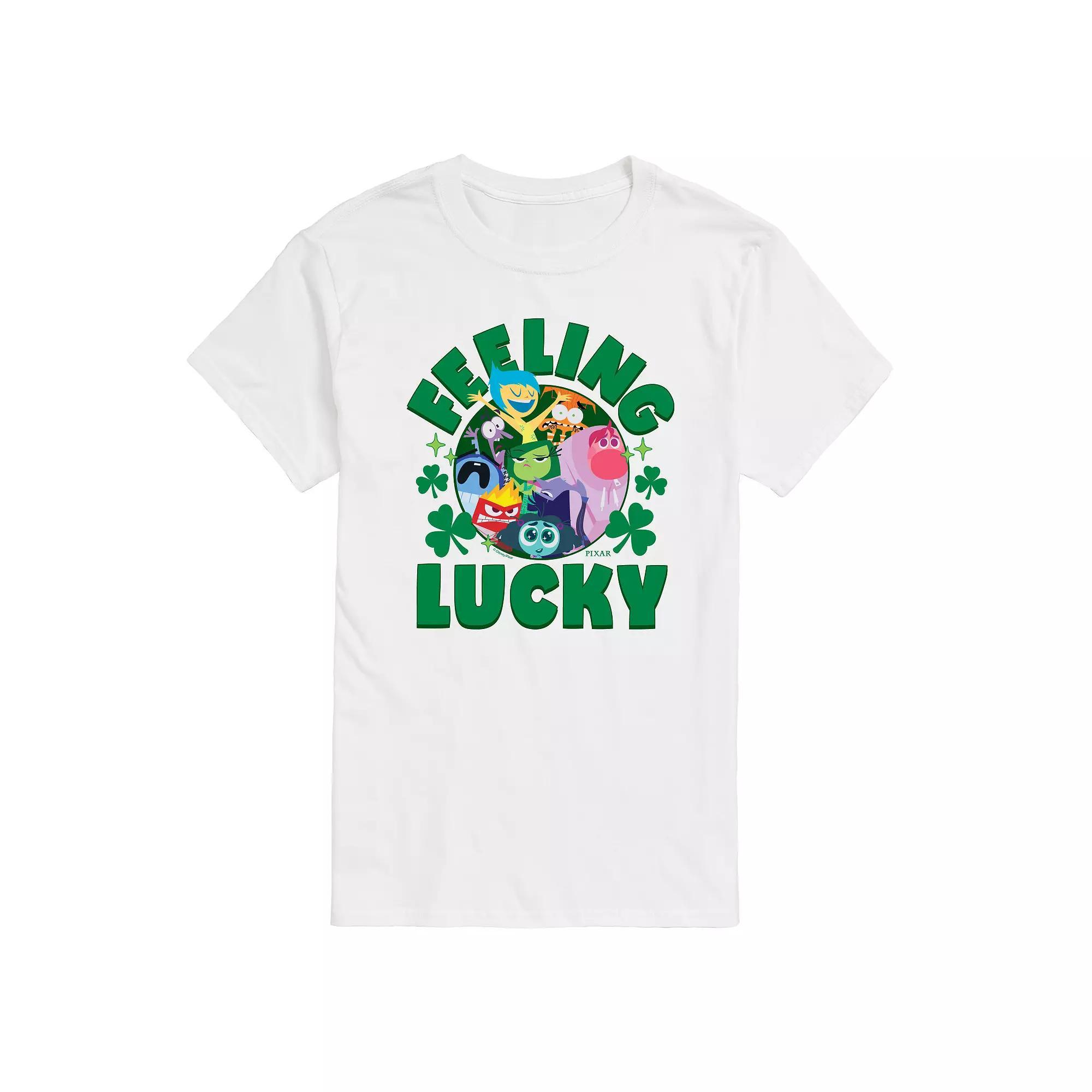 Disney / Pixars Inside Out 2 Big & Tall Feeling Lucky Graphic Tee, Mens Product Image
