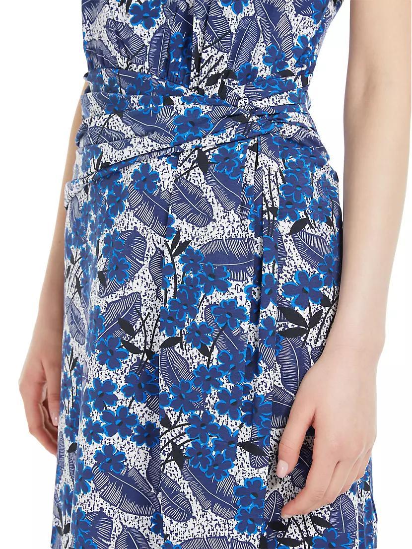 Emblema Floral Feather Minidress Product Image