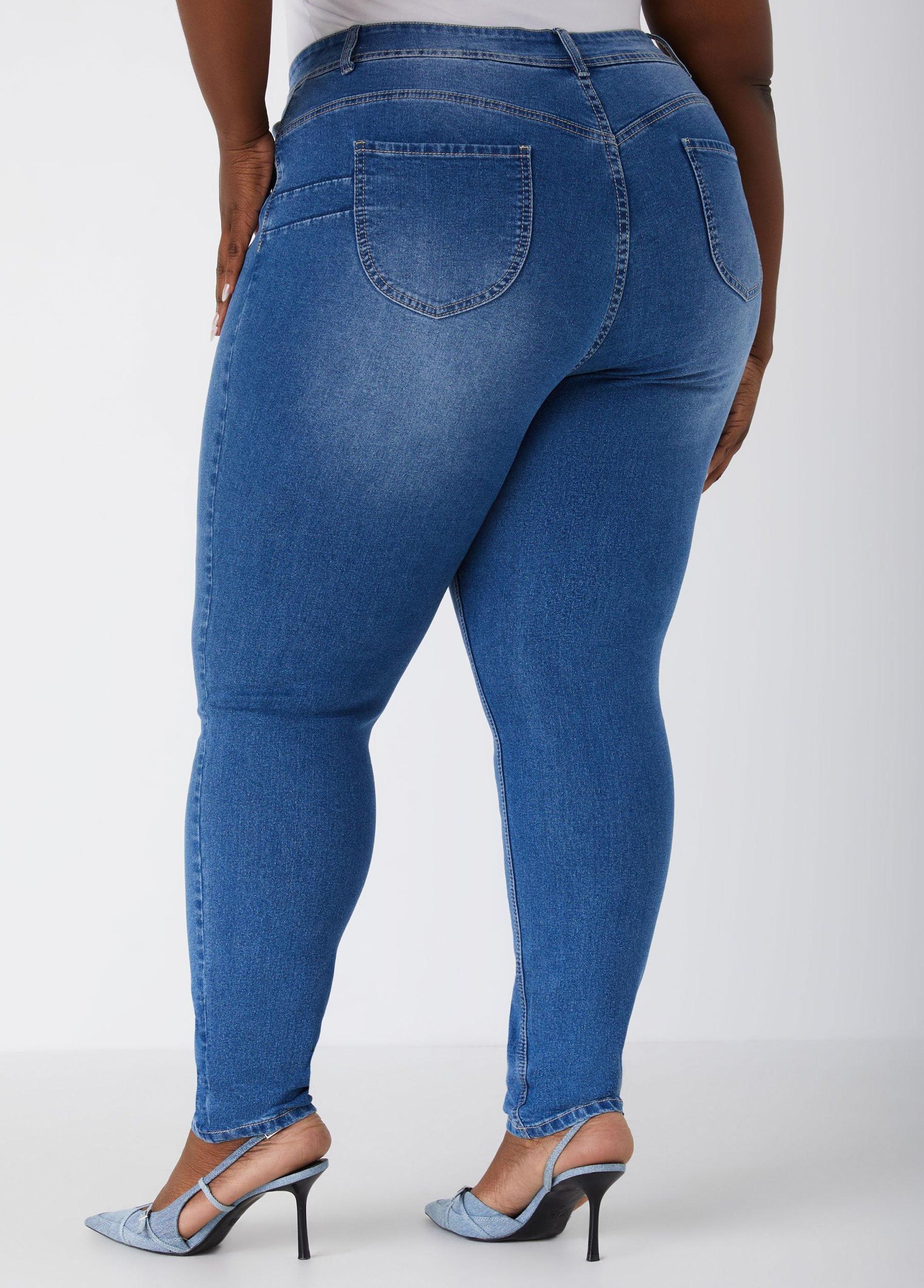 Plus Size Fearless Skinny Jeans Ashley Stewart Product Image