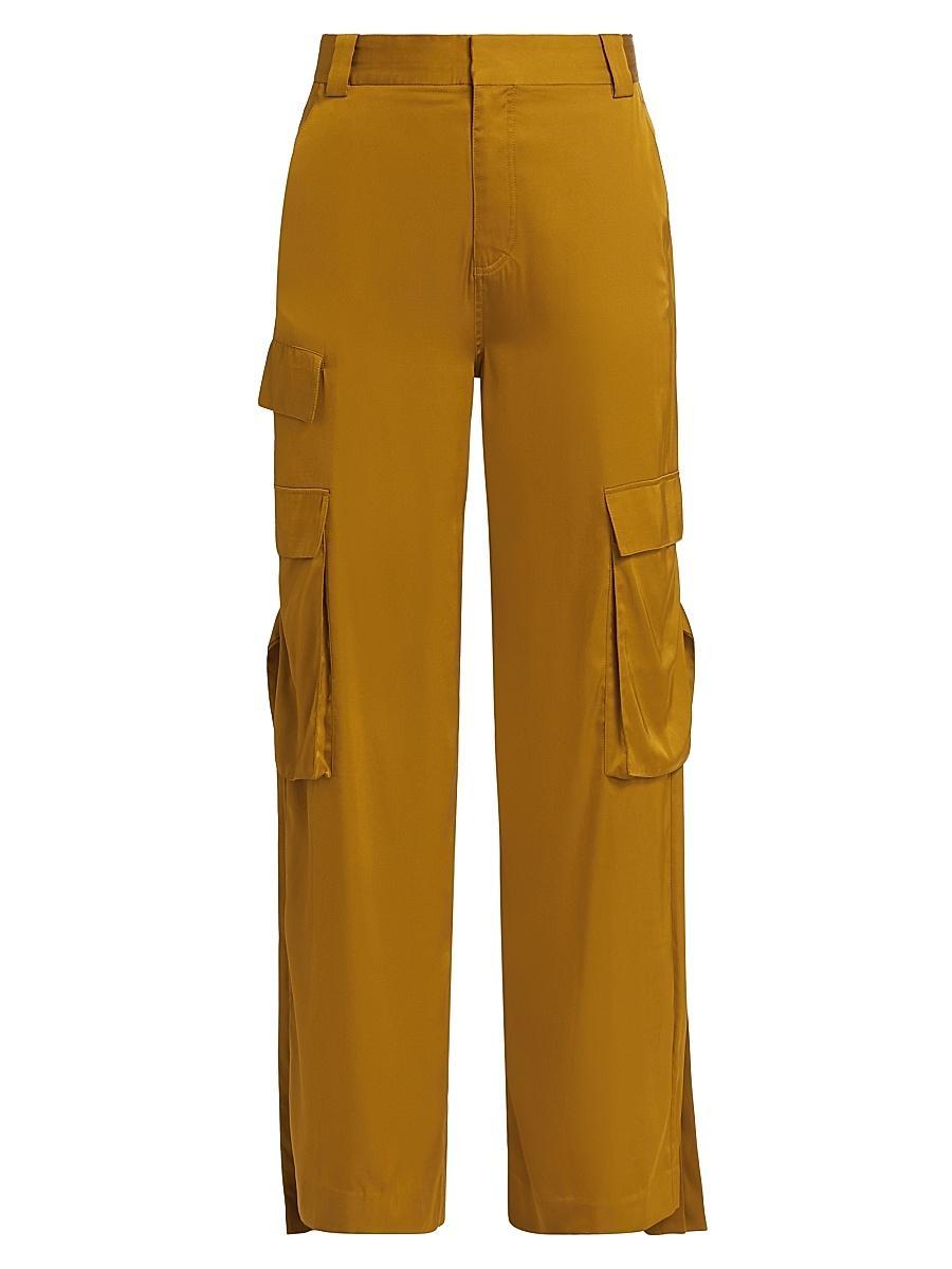 Womens Harrison Satin Cargo Pants Product Image