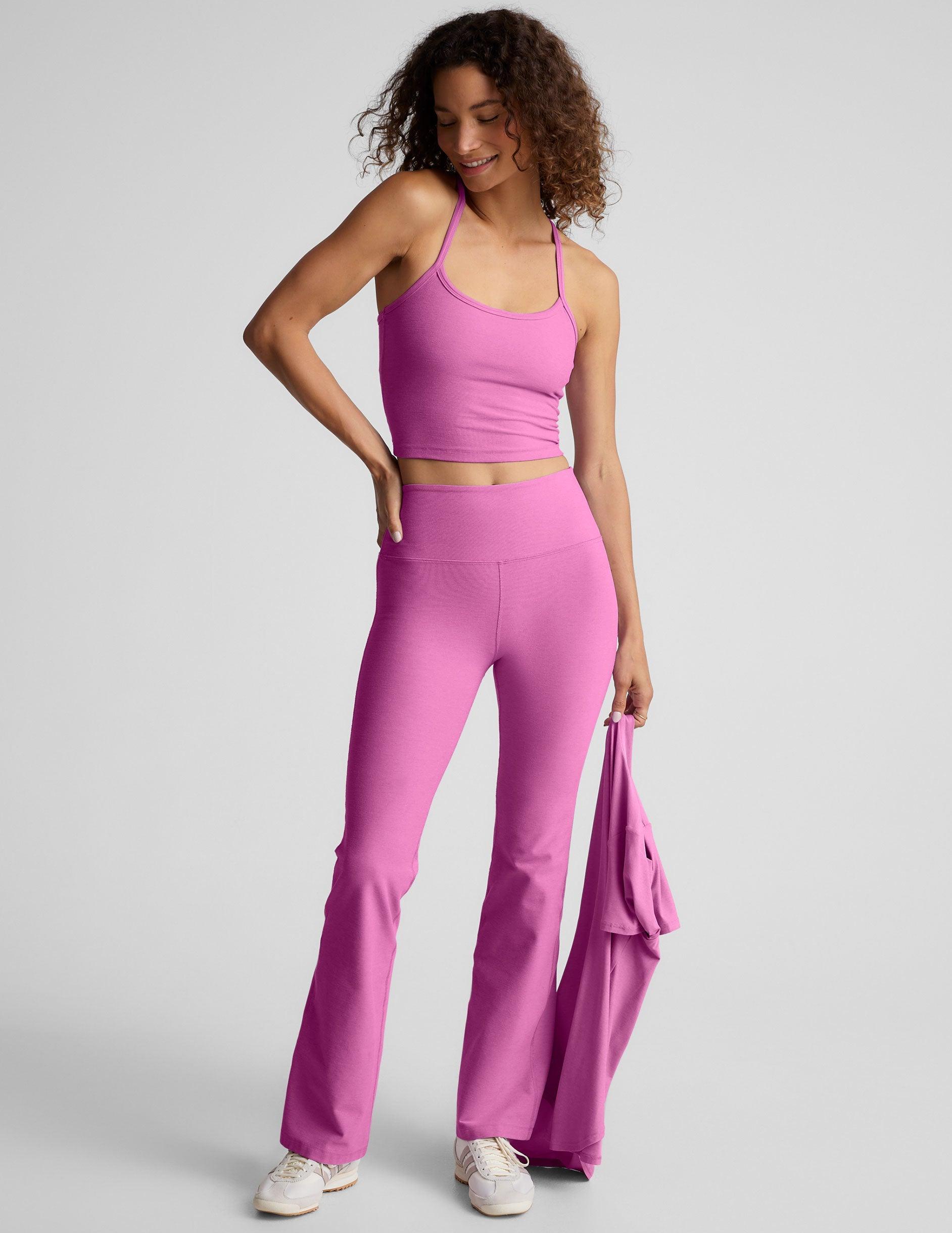 Spacedye Slim Racerback Cropped Tank Product Image