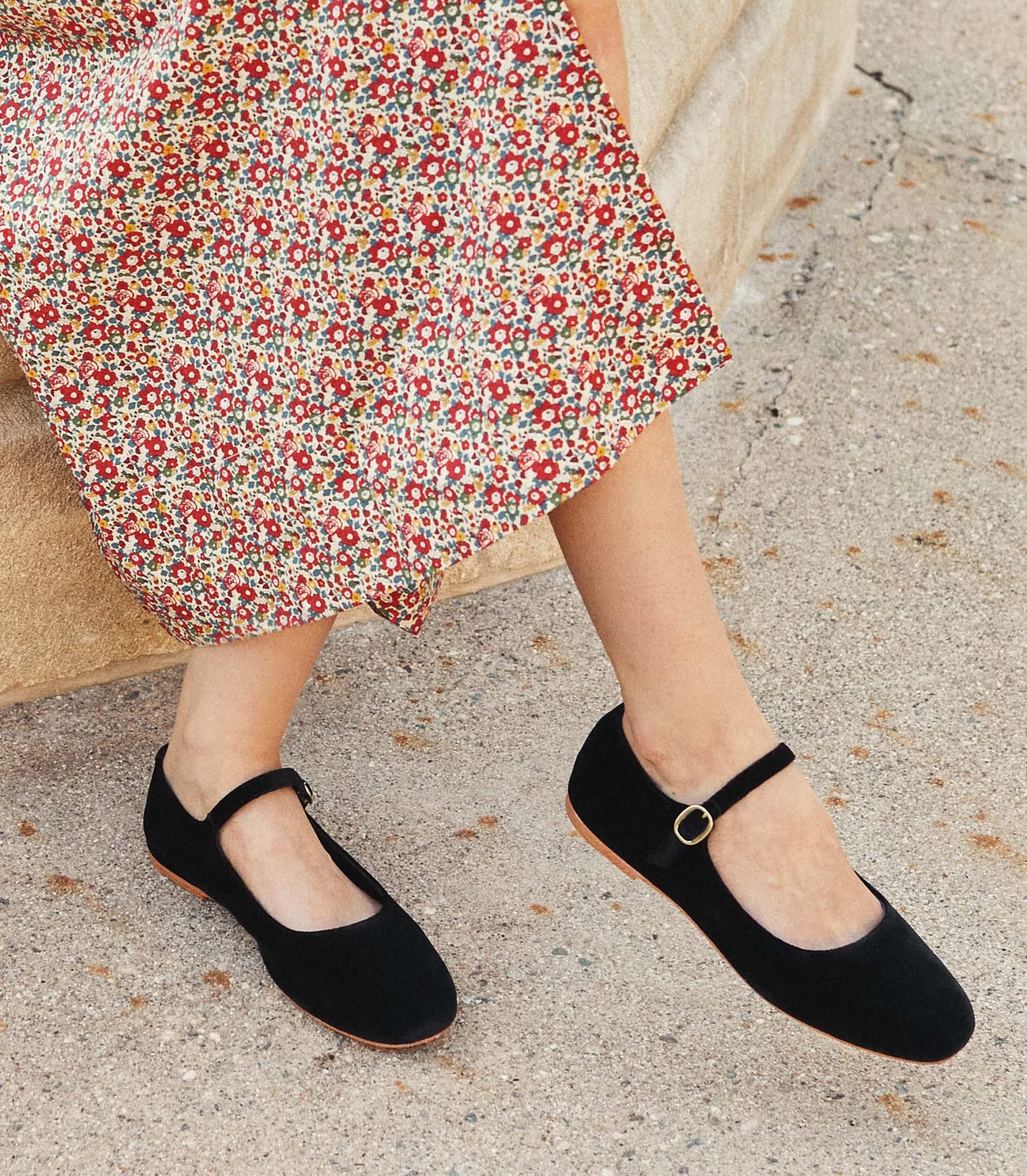 MARY JANE SLIPPER -- BLACK Product Image
