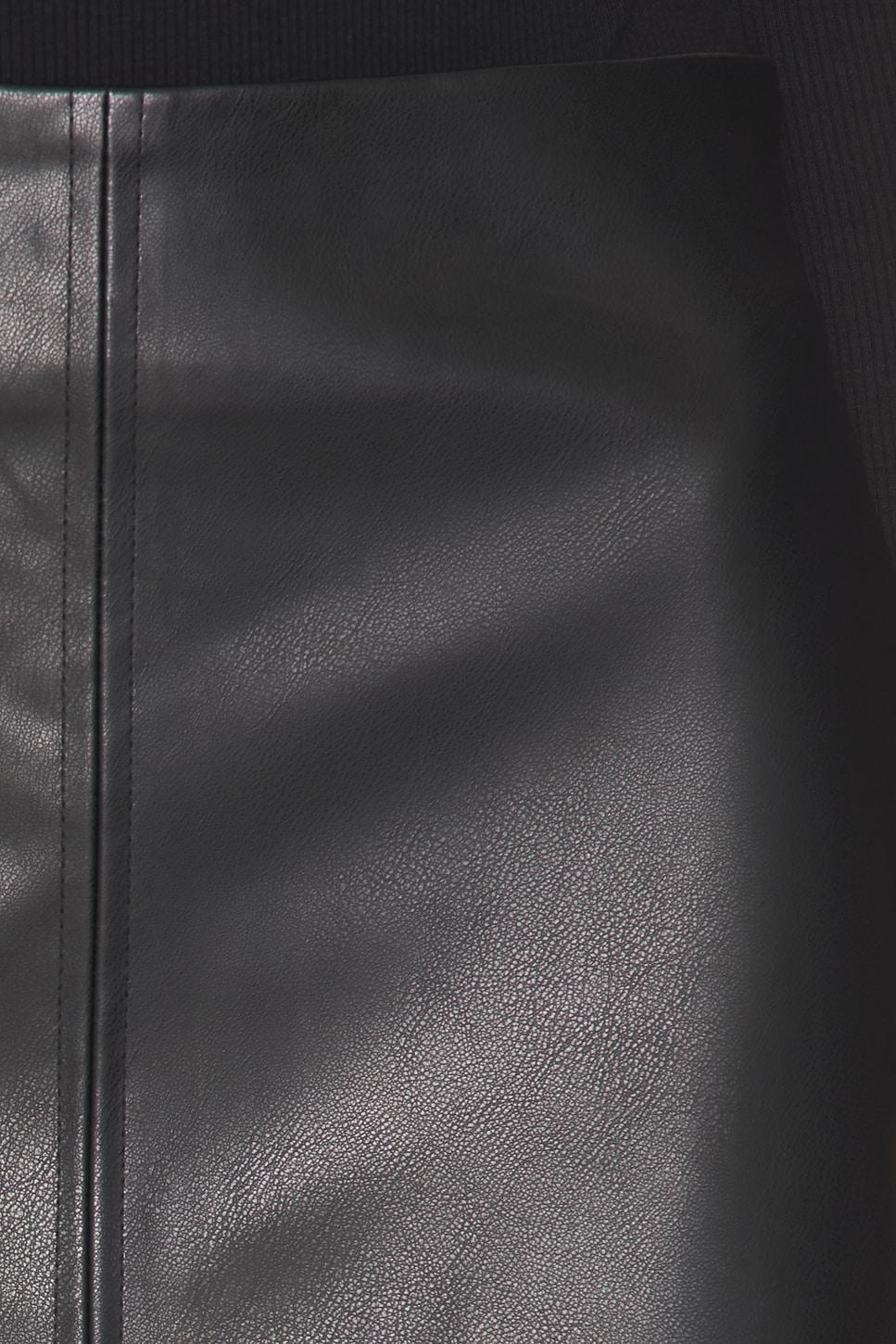 Haydenn Faux Leather Mini Skirt superdown Product Image
