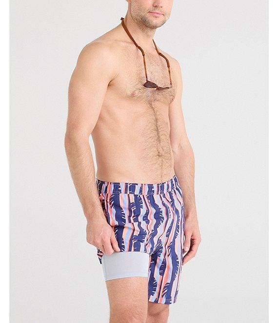 SAXX Go Coastal 2N1 Tropical 7#double; Inseam Volley Swim Shorts Product Image