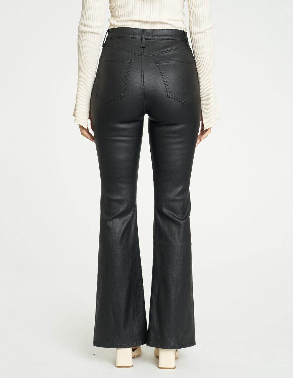 DAZE Go Getter Womens Coated Flare Pants - BLACK Product Image