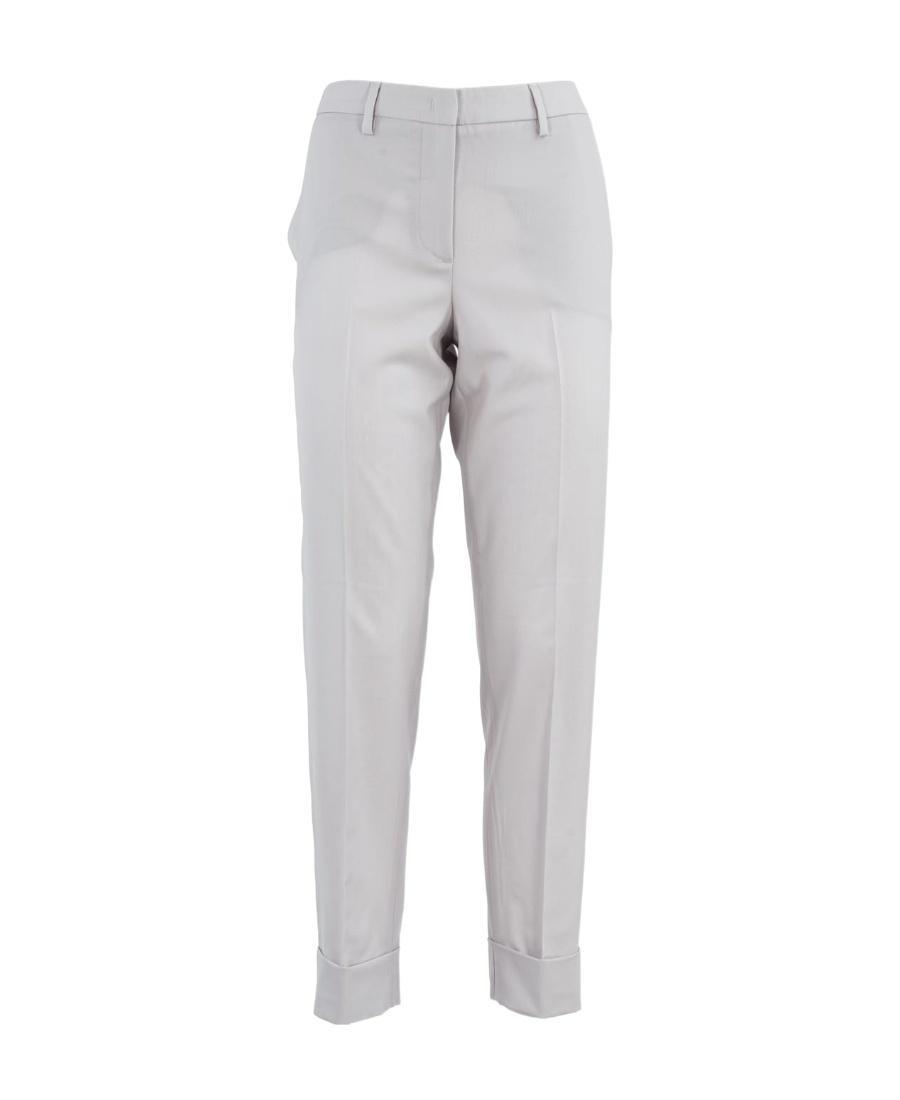 FABIANA FILIPPI Belt Loop Casual Pants In White Product Image