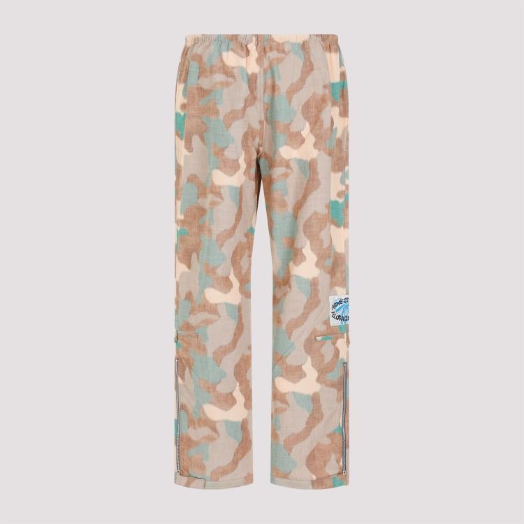 ACNE STUDIOS Cotton Pants In Ah Orange Green Product Image