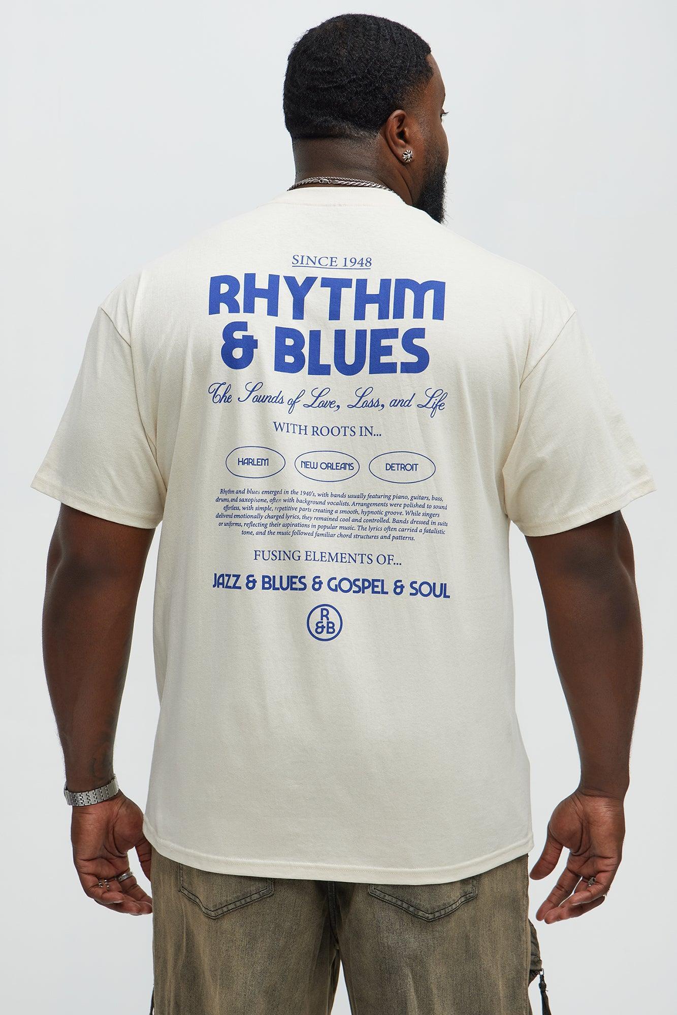 Rhythm & Blues Short Sleeve Tee - Cream Product Image