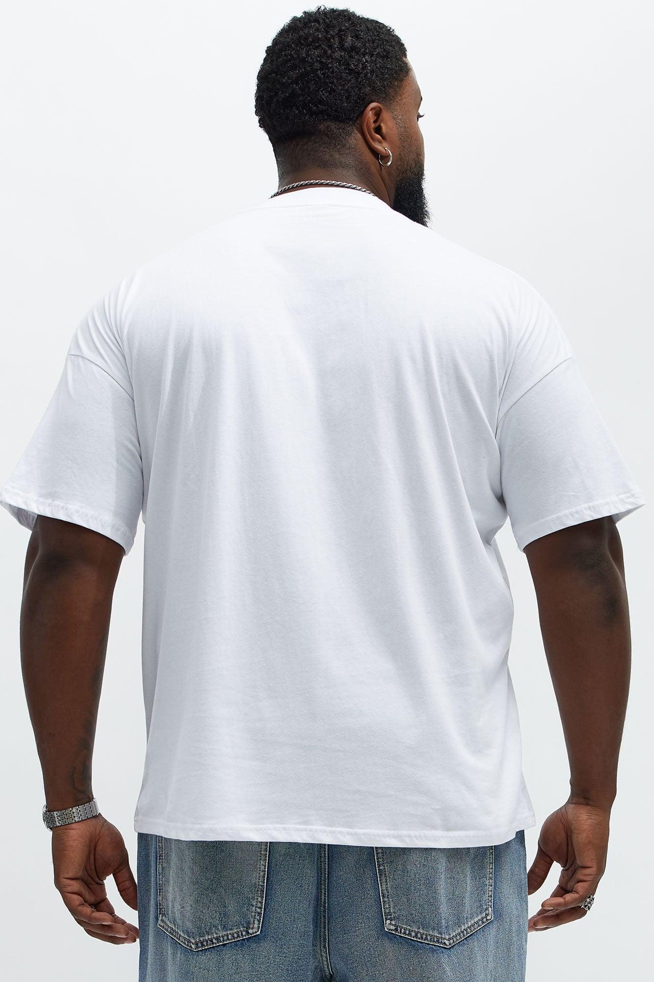 Stay Humble Oversized Short Sleeve Tee - White Product Image