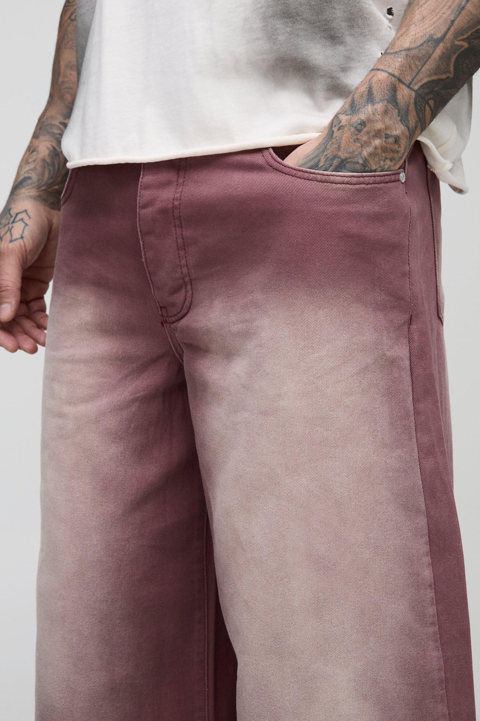 Tall Baggy Rigid Extreme Washed Jeans | boohooMAN USA Product Image