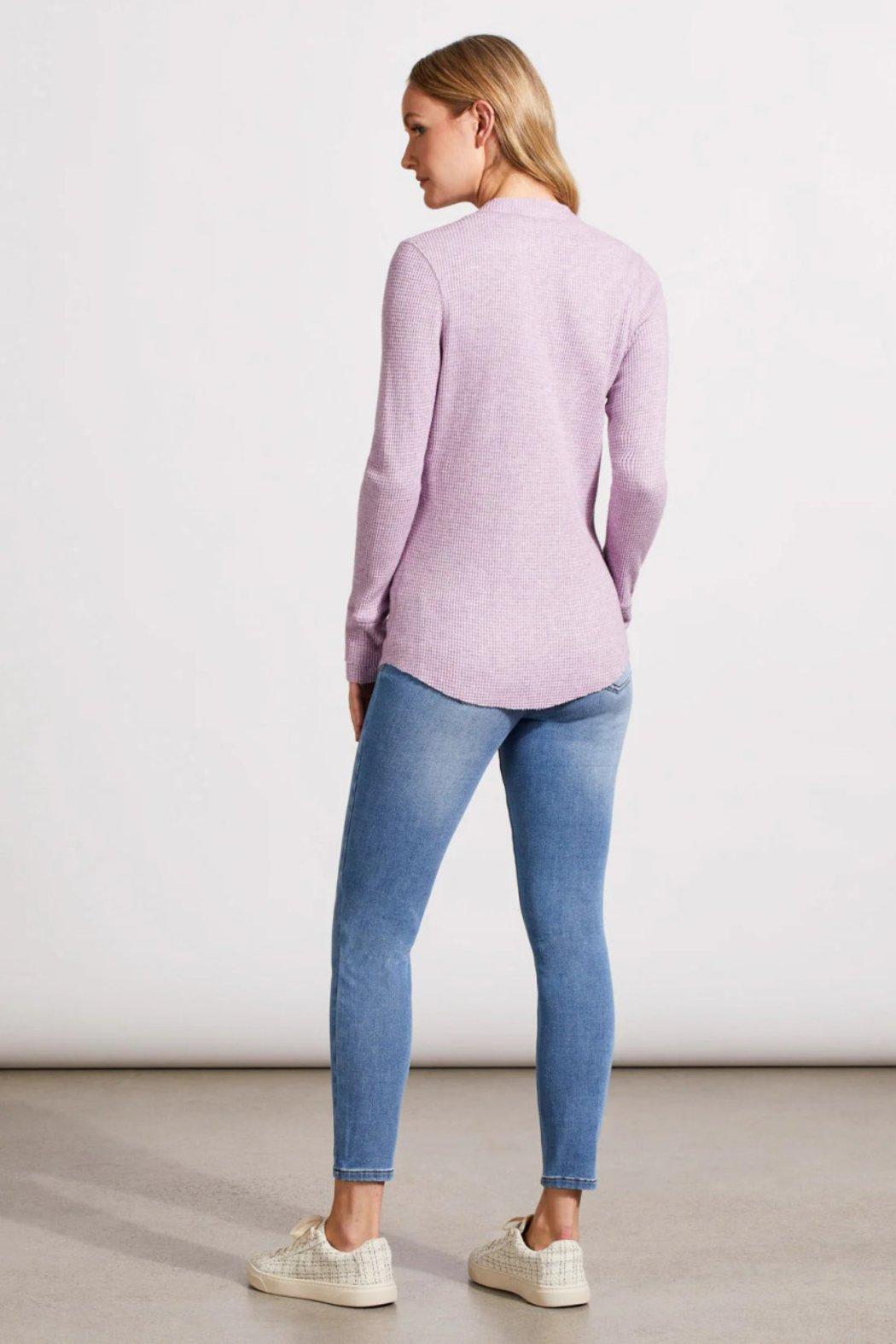 Lavender Henley Top Product Image