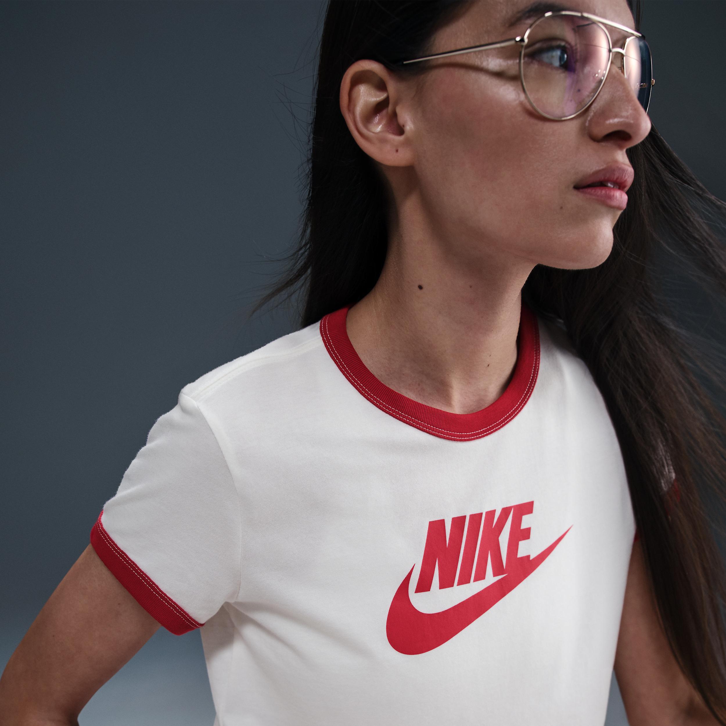 Women's Nike Sportswear Short-Sleeve Ringer T-Shirt Product Image