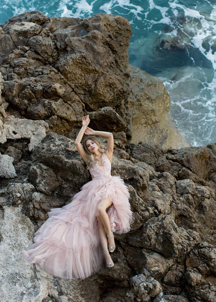 Adrienne Impact Dress in Blush Female Product Image