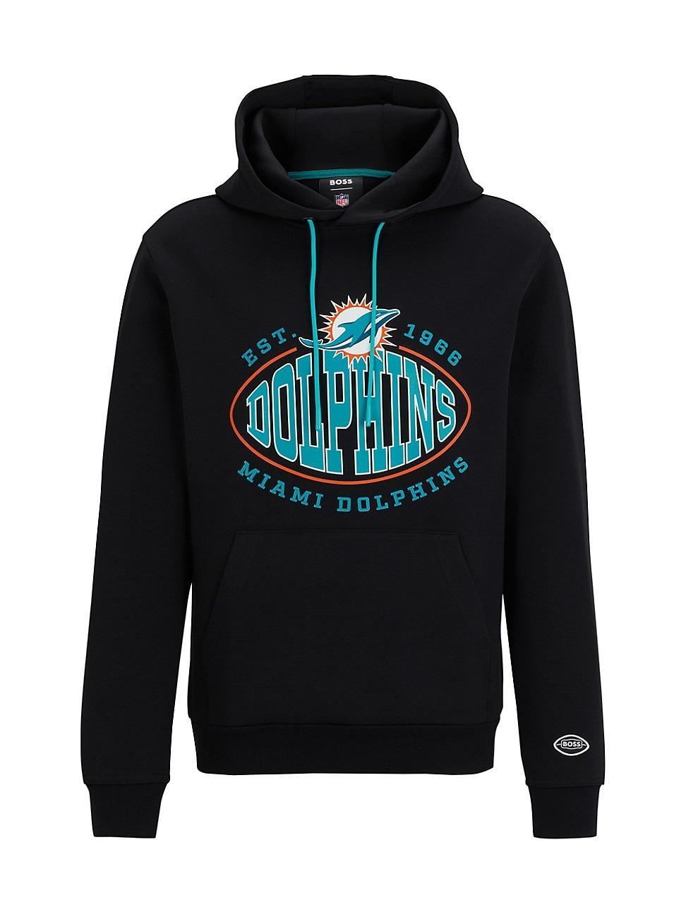 Boss by Hugo Boss Mens Boss x Nfl Miami Dolphins Hoodie Product Image