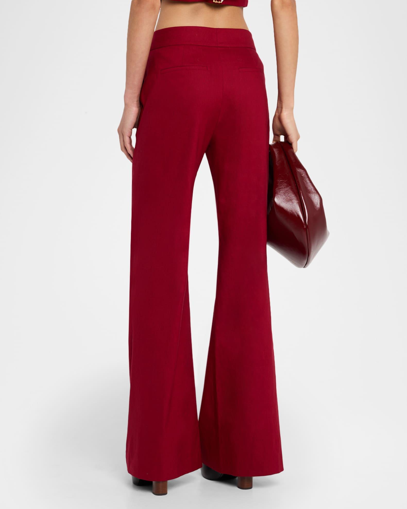 Dylan High-Rise Wide-Leg Pants Product Image