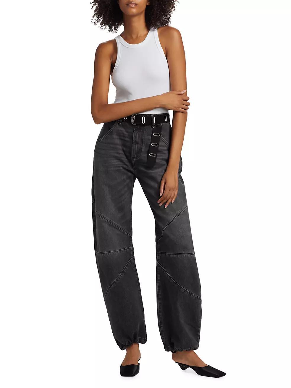 Frederic High-Rise Barrel Jeans Product Image
