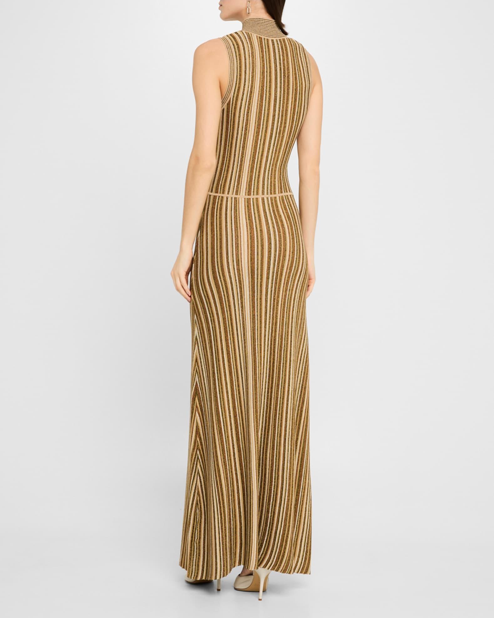 Anna Stripe Sleeveless Maxi Dress Product Image