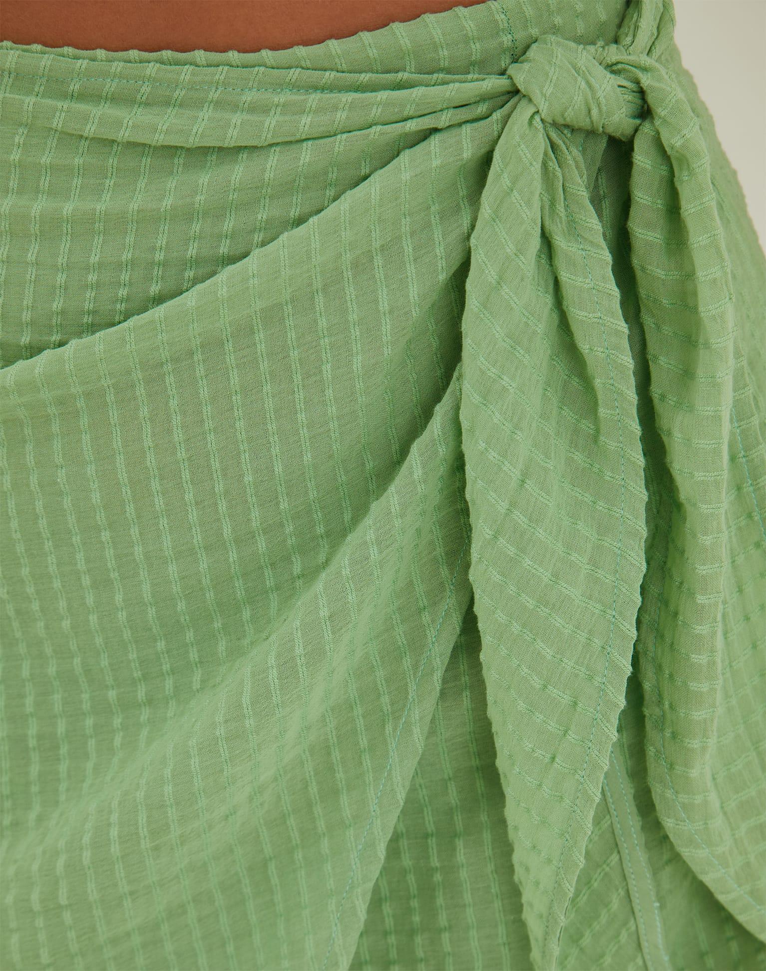 Coco Detail Top - Aloe Product Image