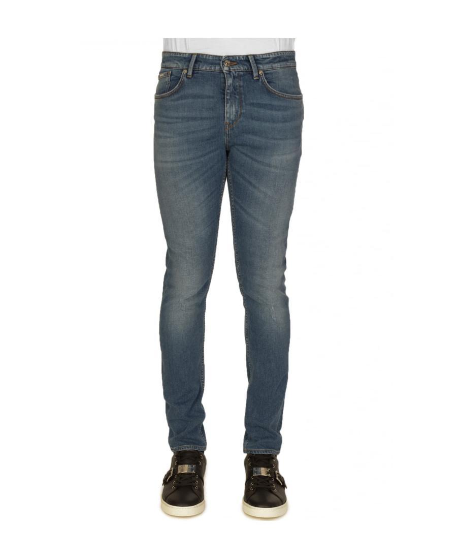 HUGO BOSS Logo Jeans In Gray Product Image
