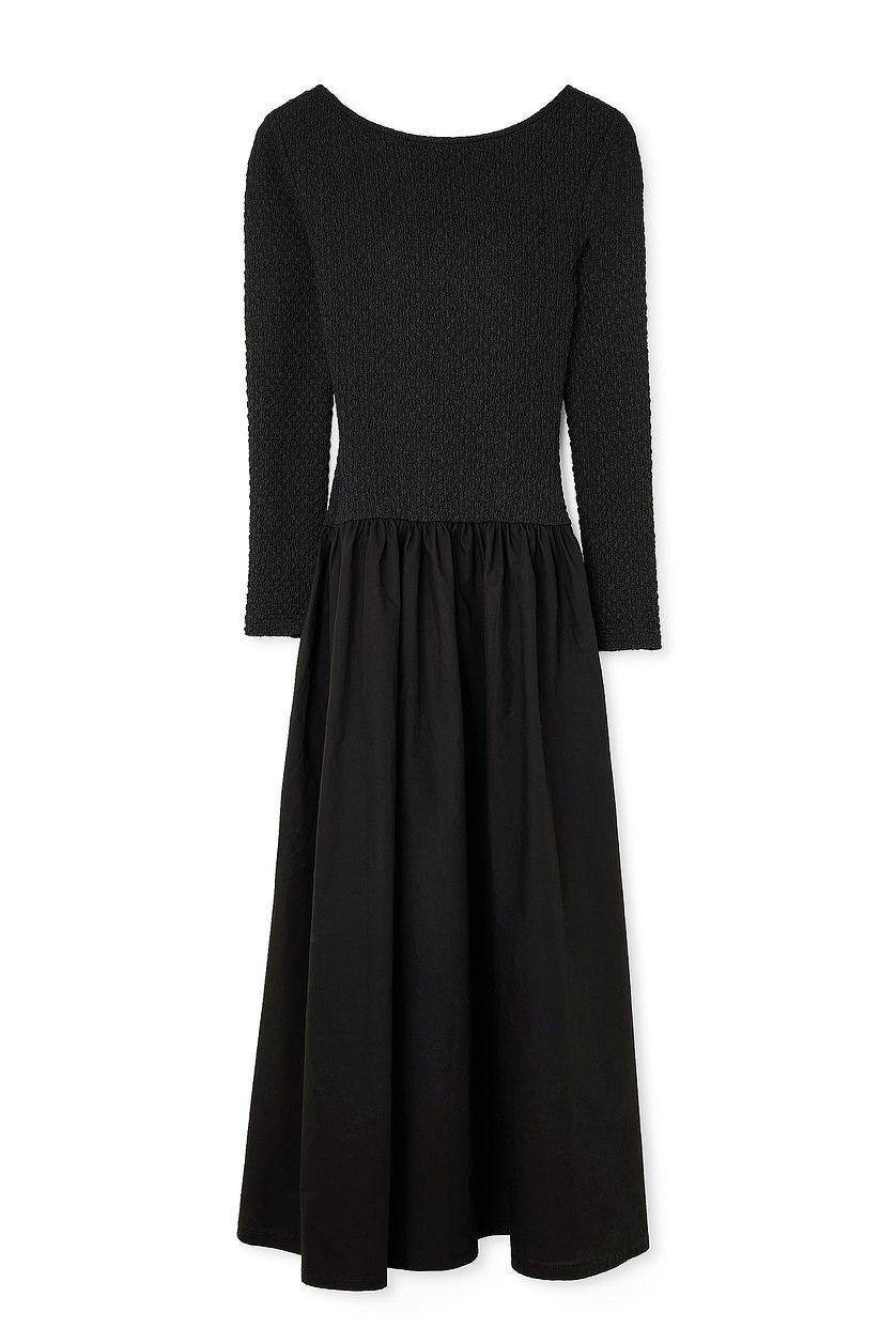 Jersey Poplin Maxi Dress Product Image